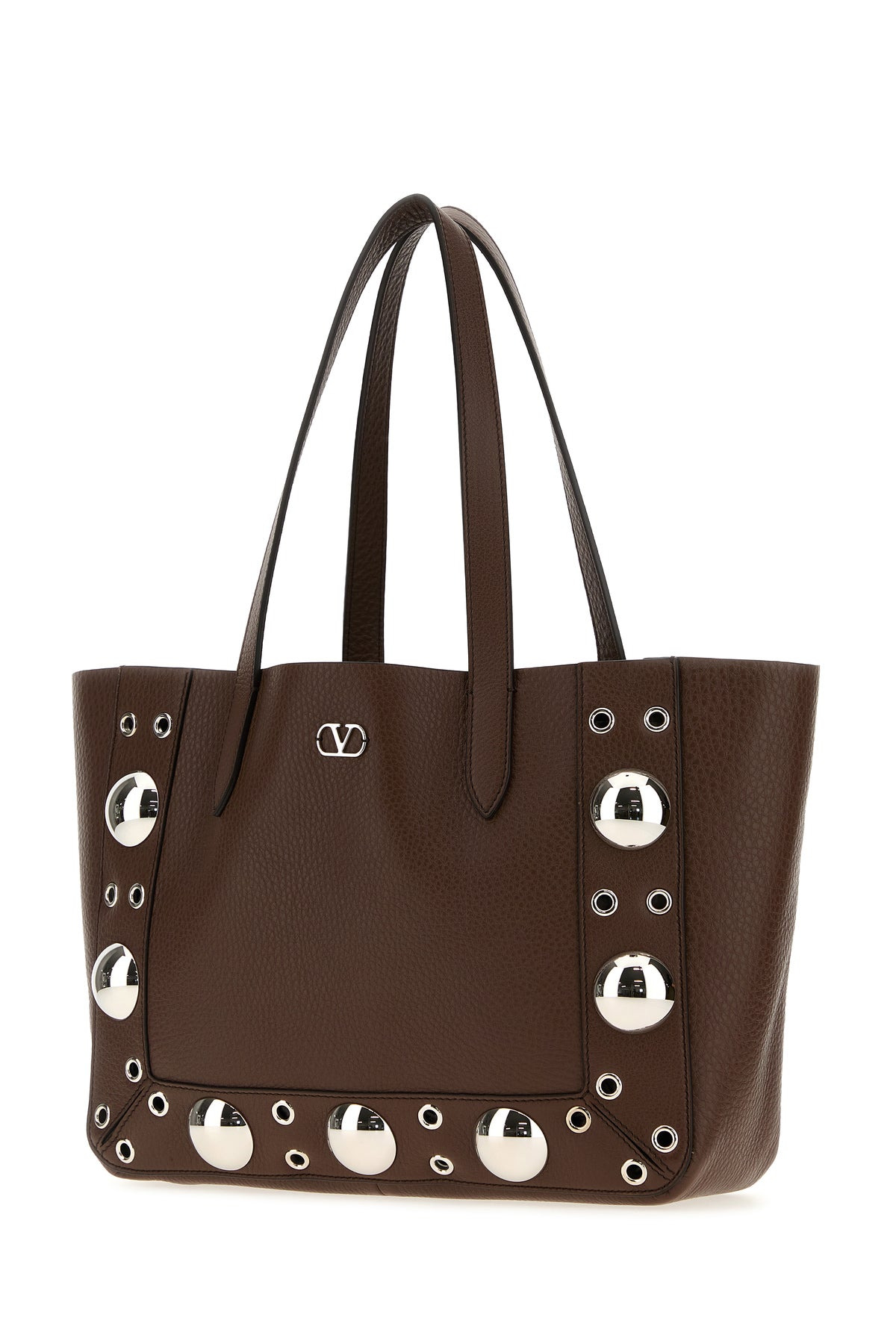 Brown leather small Nellcôte shopping bag - 2