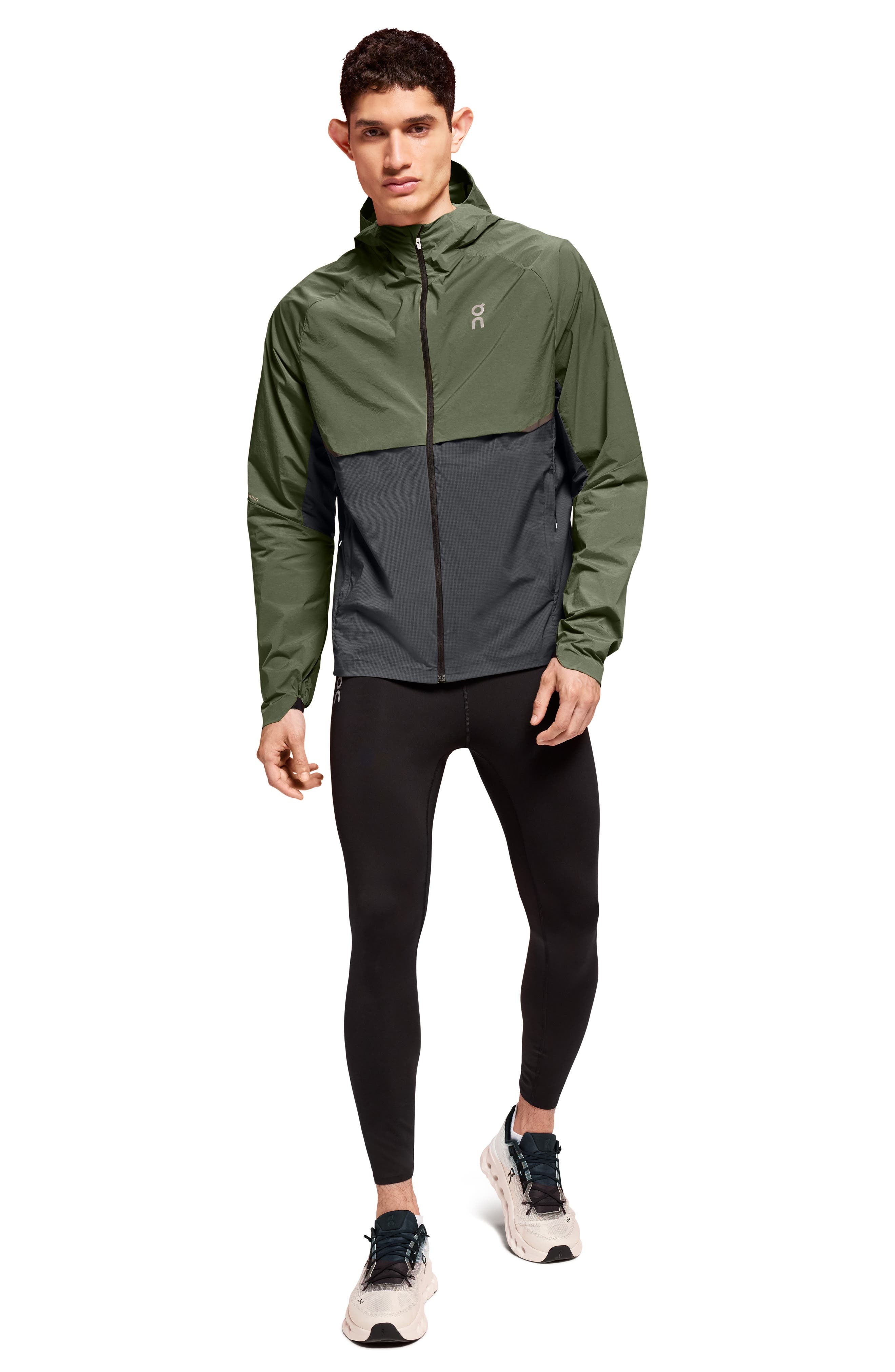 On Core Hooded Packable Running Jacket in Taiga/Eclipse at Nordstrom - 6