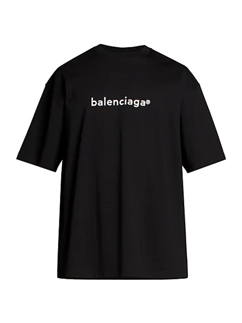 Black Copyright Logo T-Shirt - 1