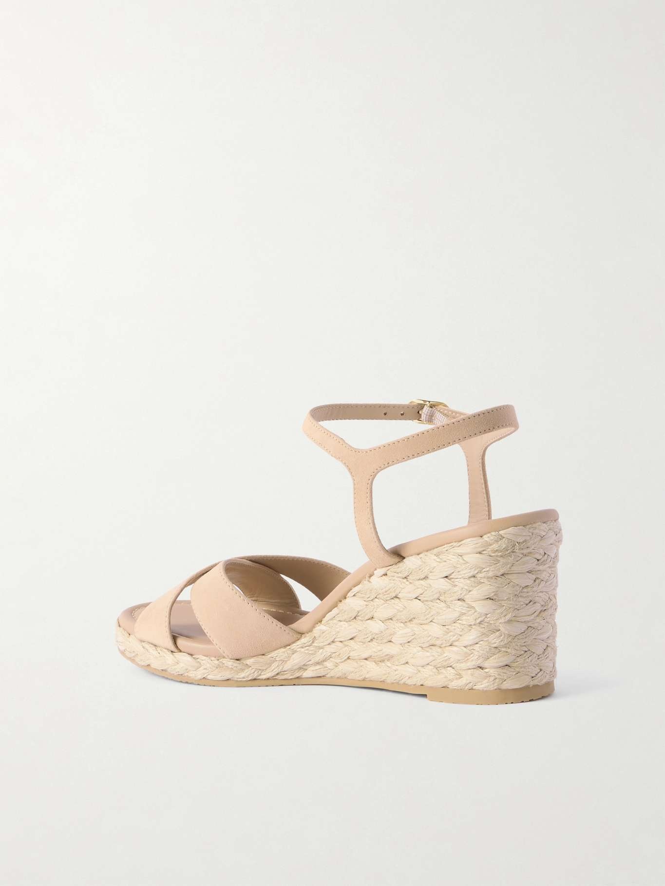 Dayna suede espadrille wedge sandals Beige - 3
