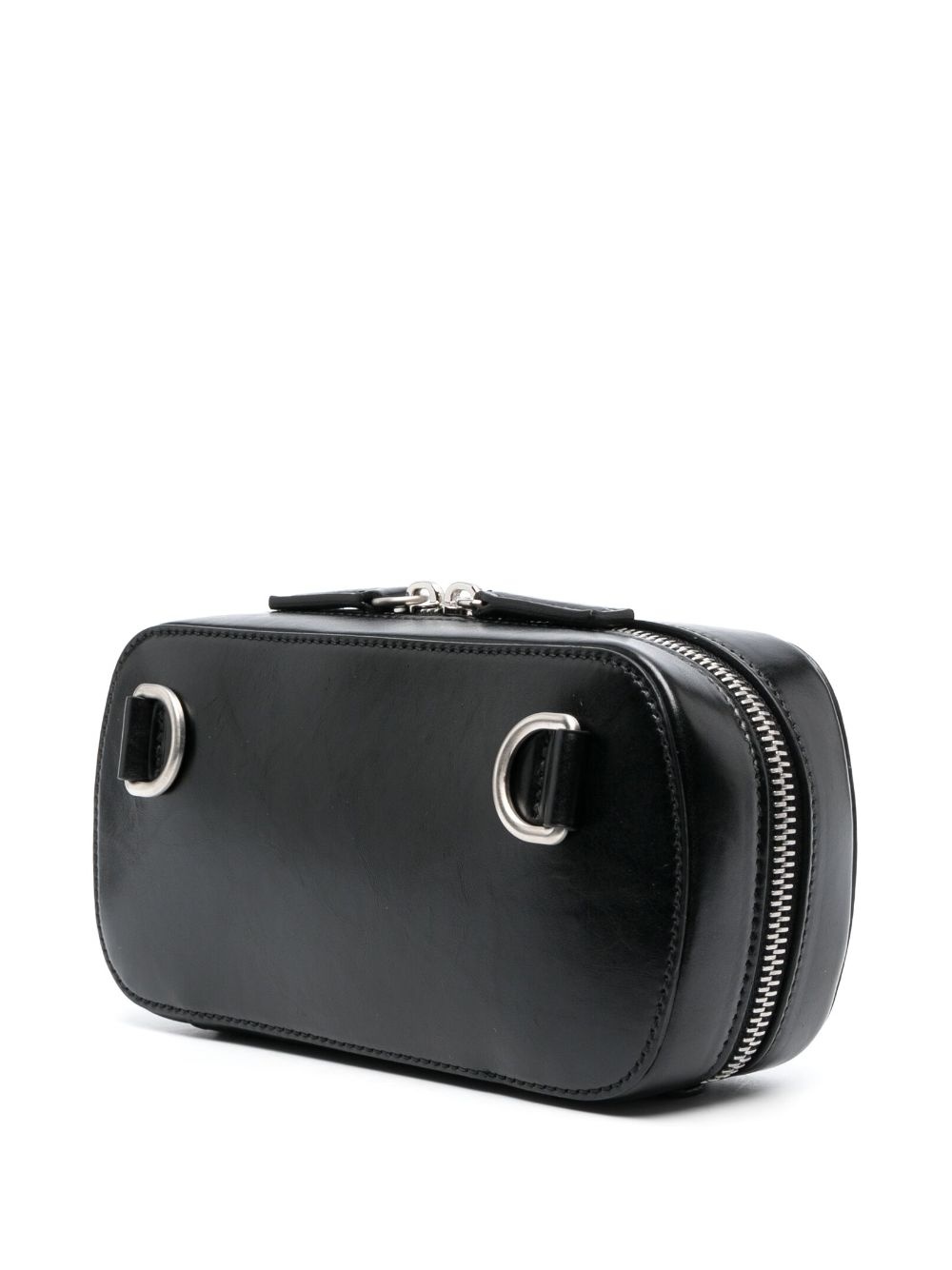 logo-debossed leather belt bag - 3