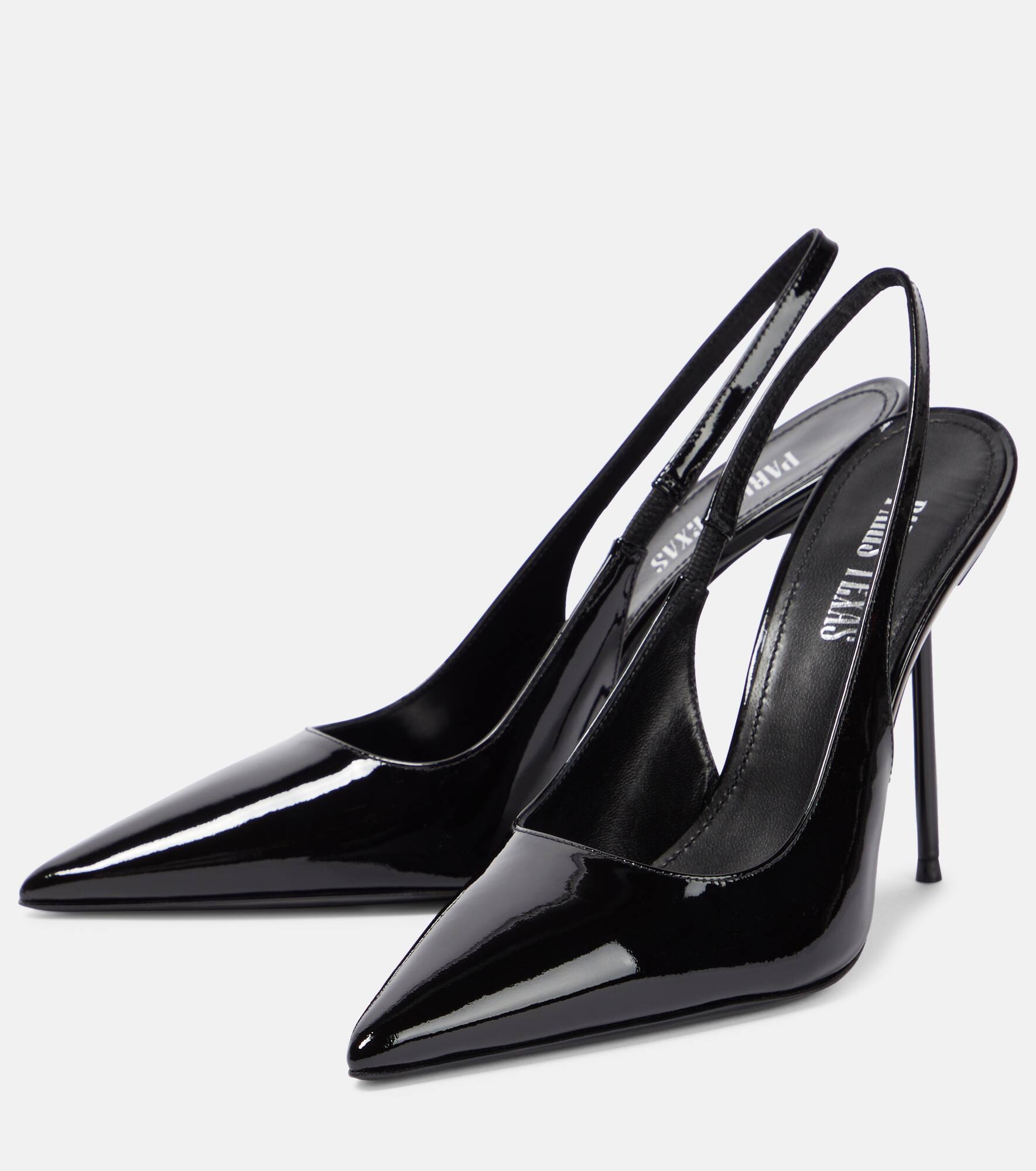 Lidia leather slingback pumps - 4
