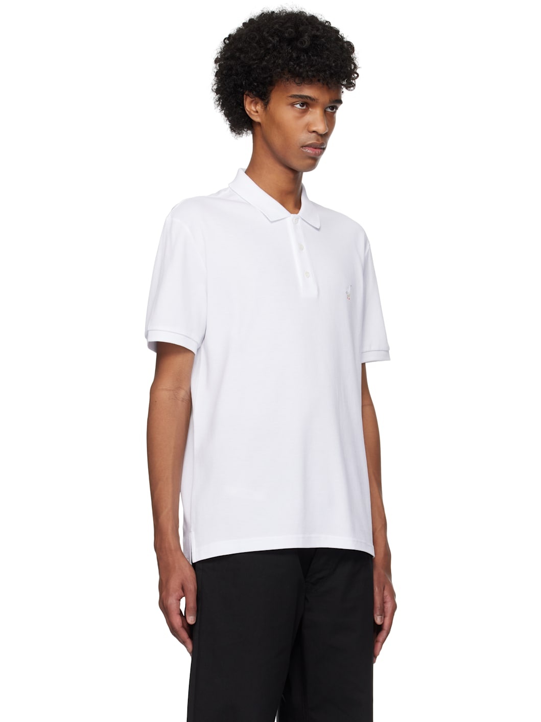 White Goose Embroidery Polo - 2