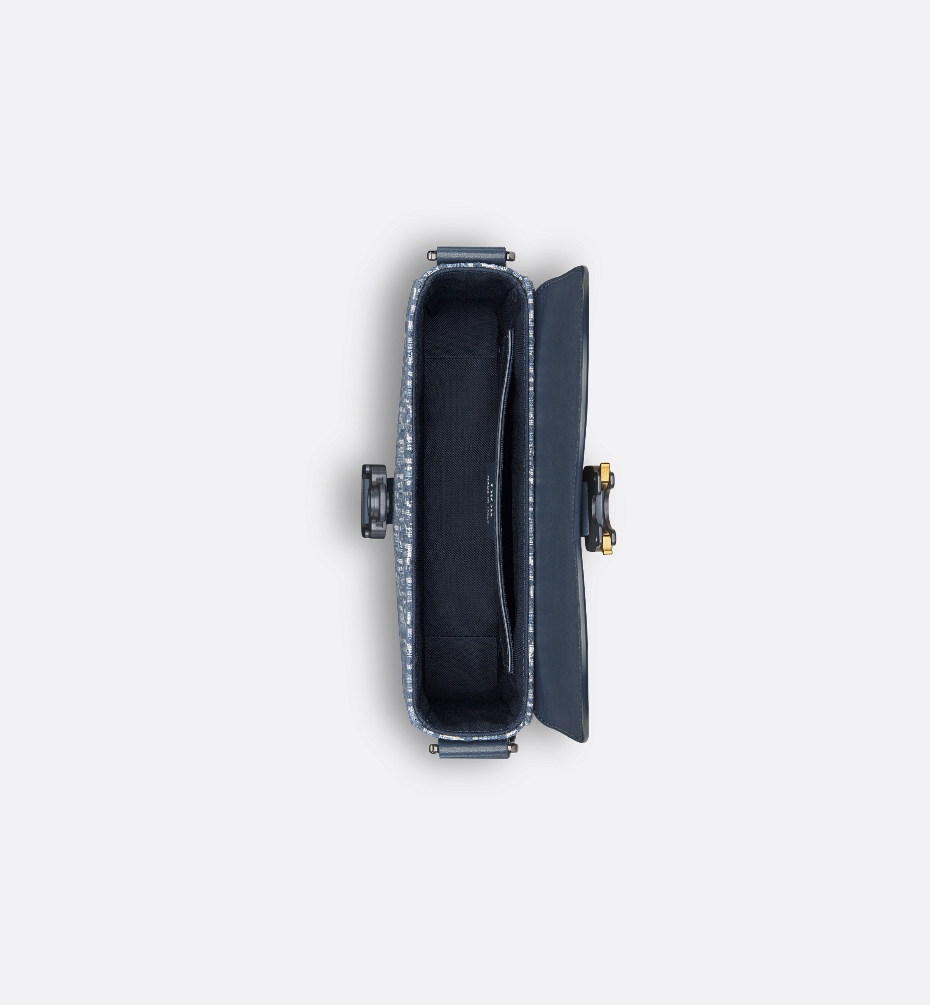 Small Saddle Messenger Bag with Flap - 4