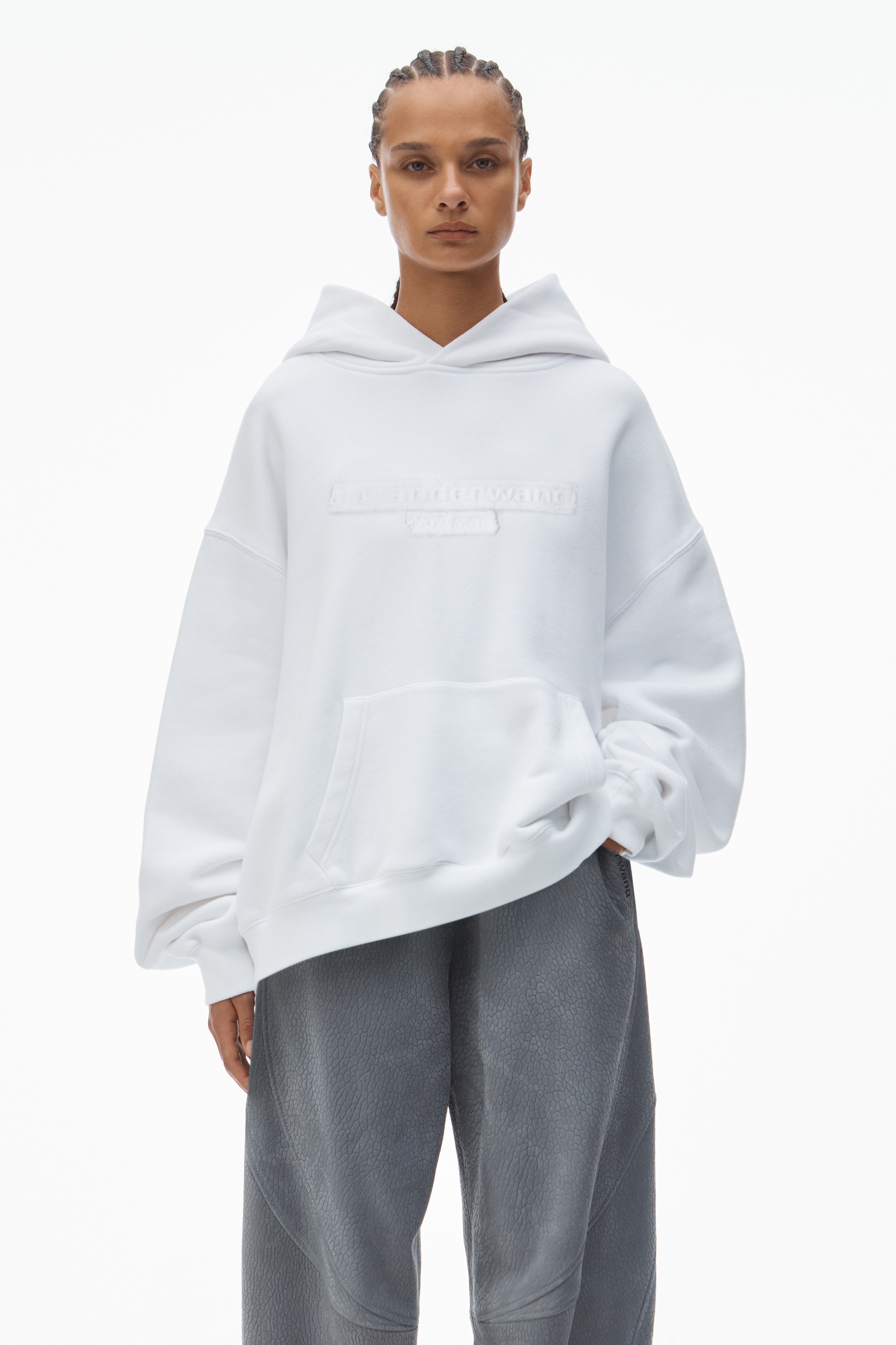 Oversize Unisex Logo Hoodie in Essential Terry - 2