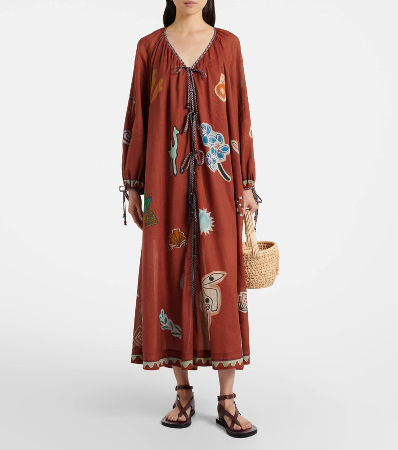 ALÉMAIS x LRNCE Laurence ramie and cotton maxi dress outlook