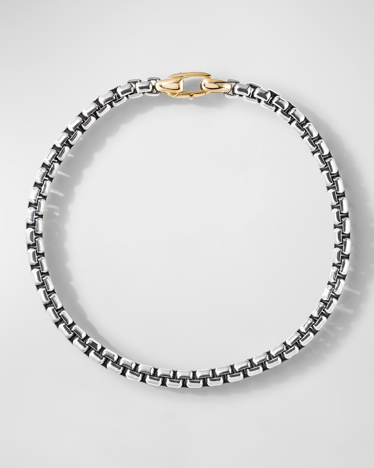 DY Bel Aire Bracelet in Silver and 14k Gold, 4mm - 3
