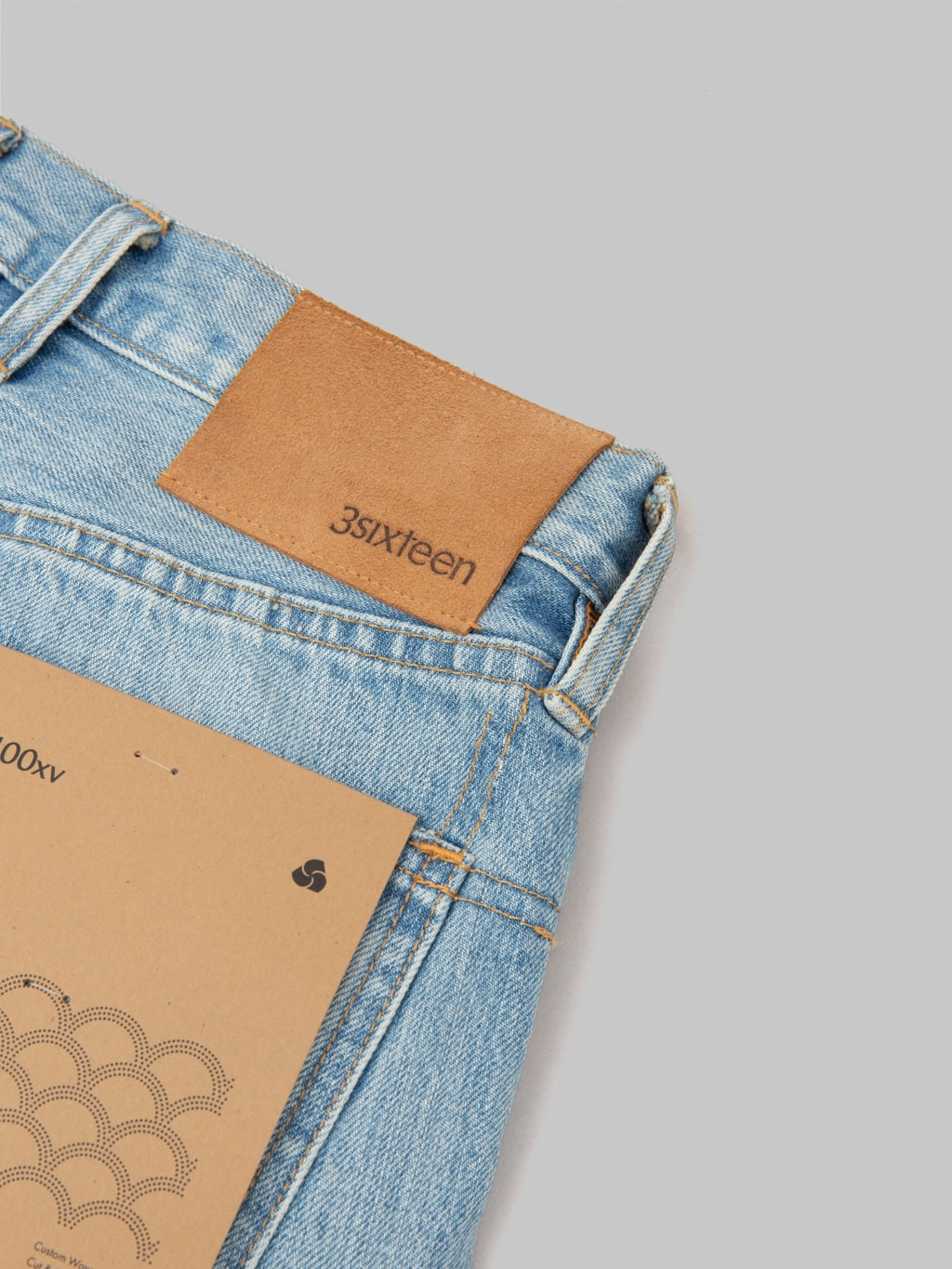 3sixteen CS-100xv vintage Wash Indigo Selvedge Classic Straight Jeans - 15