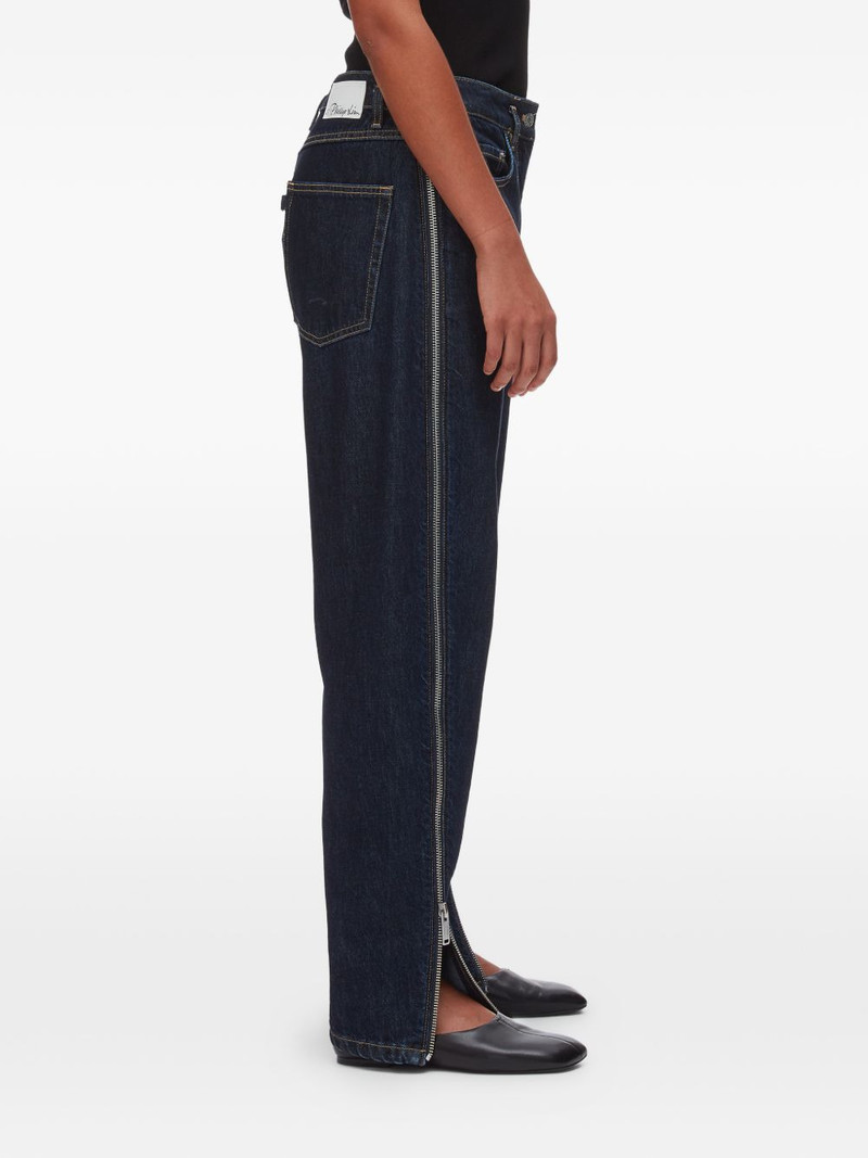 zip-detail jeans 5