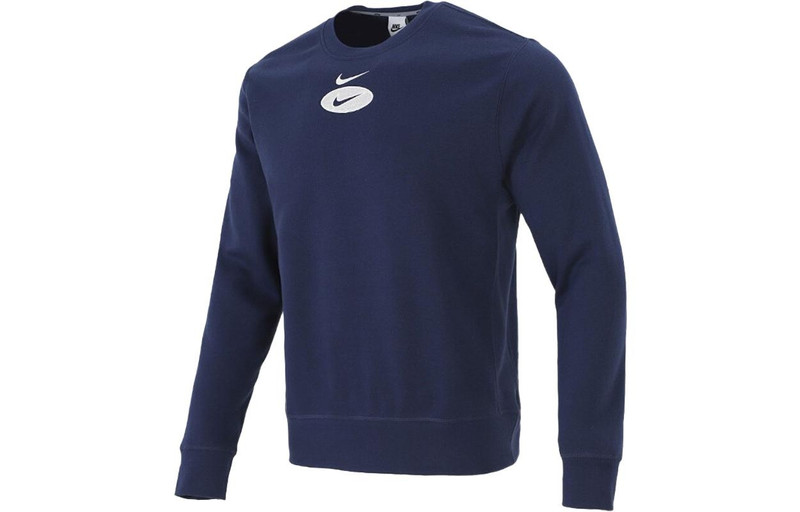 Nike League As Sportswear Sl Bb Crew 'Navy White' DM5461-410 - 1