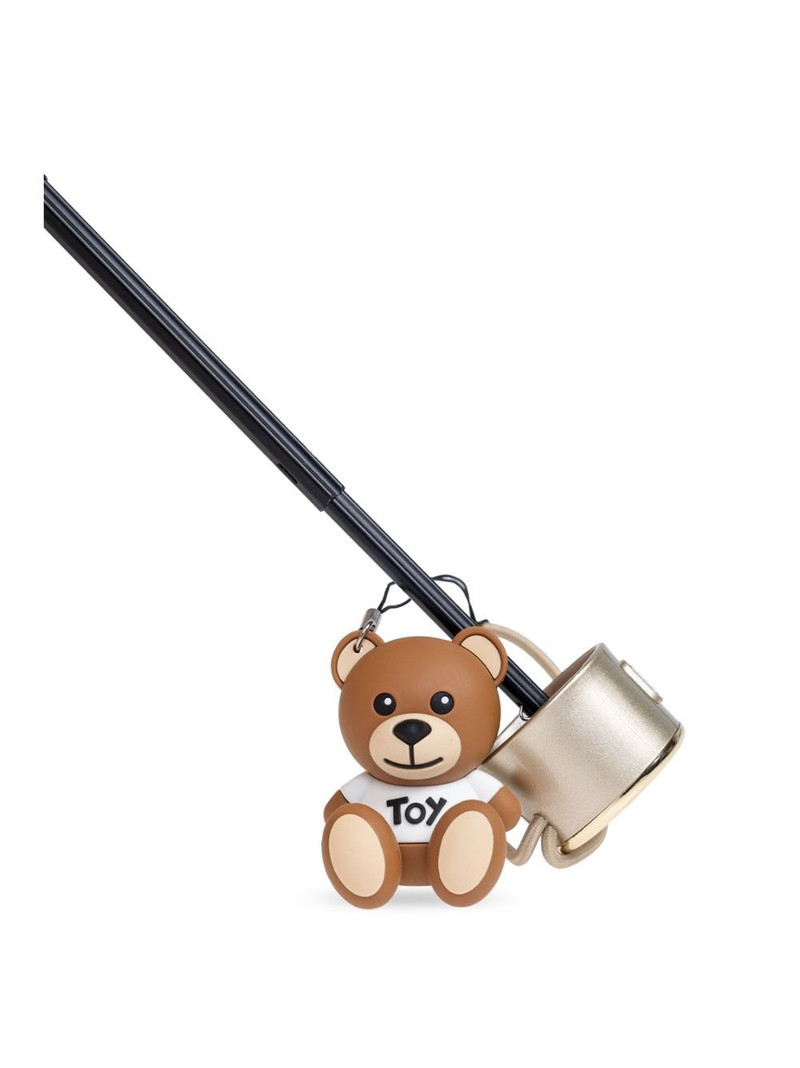 teddy bear-print compact umbrella 3