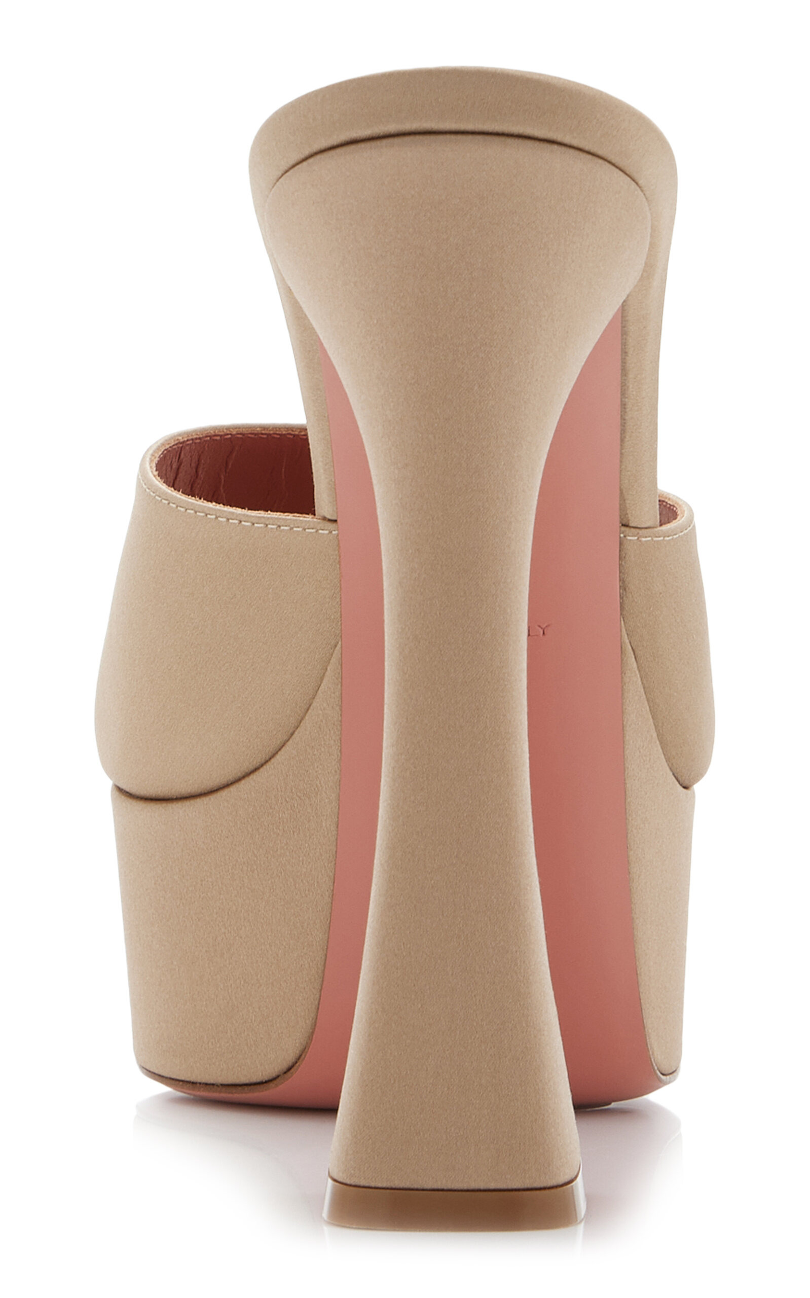 Dalida Satin Platform Sandals tan - 5