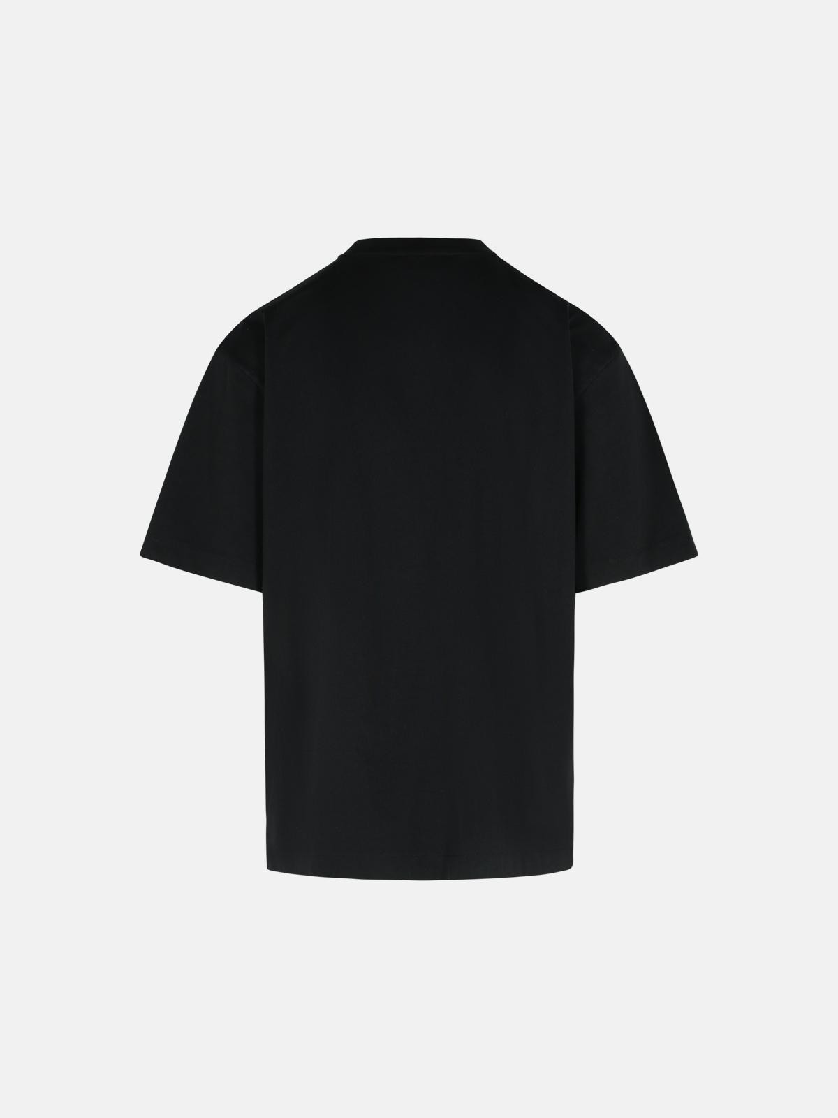'BUSINESS QUOTE' BLACK COTTON T-SHIRT - 3