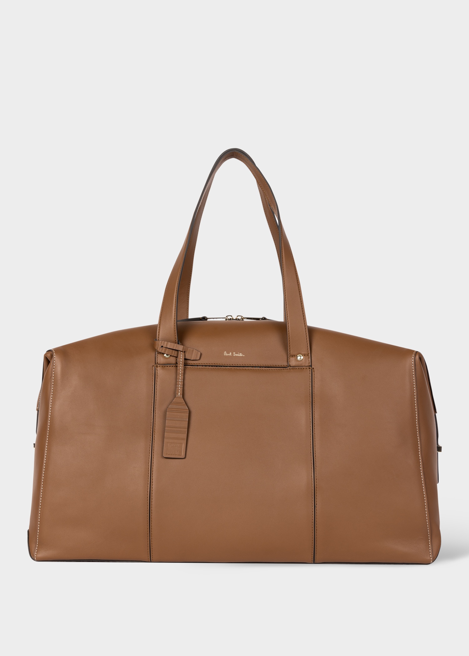 Tan Leather Holdall - 1