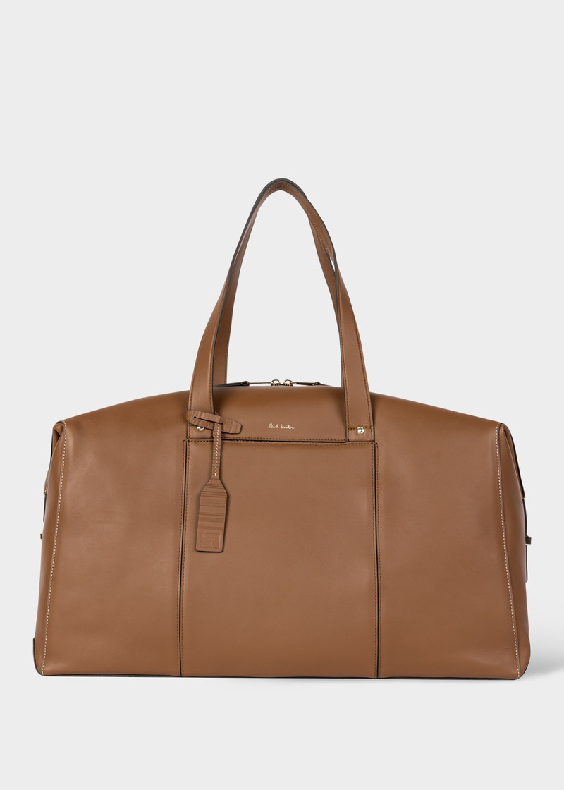 Tan Leather Holdall 1