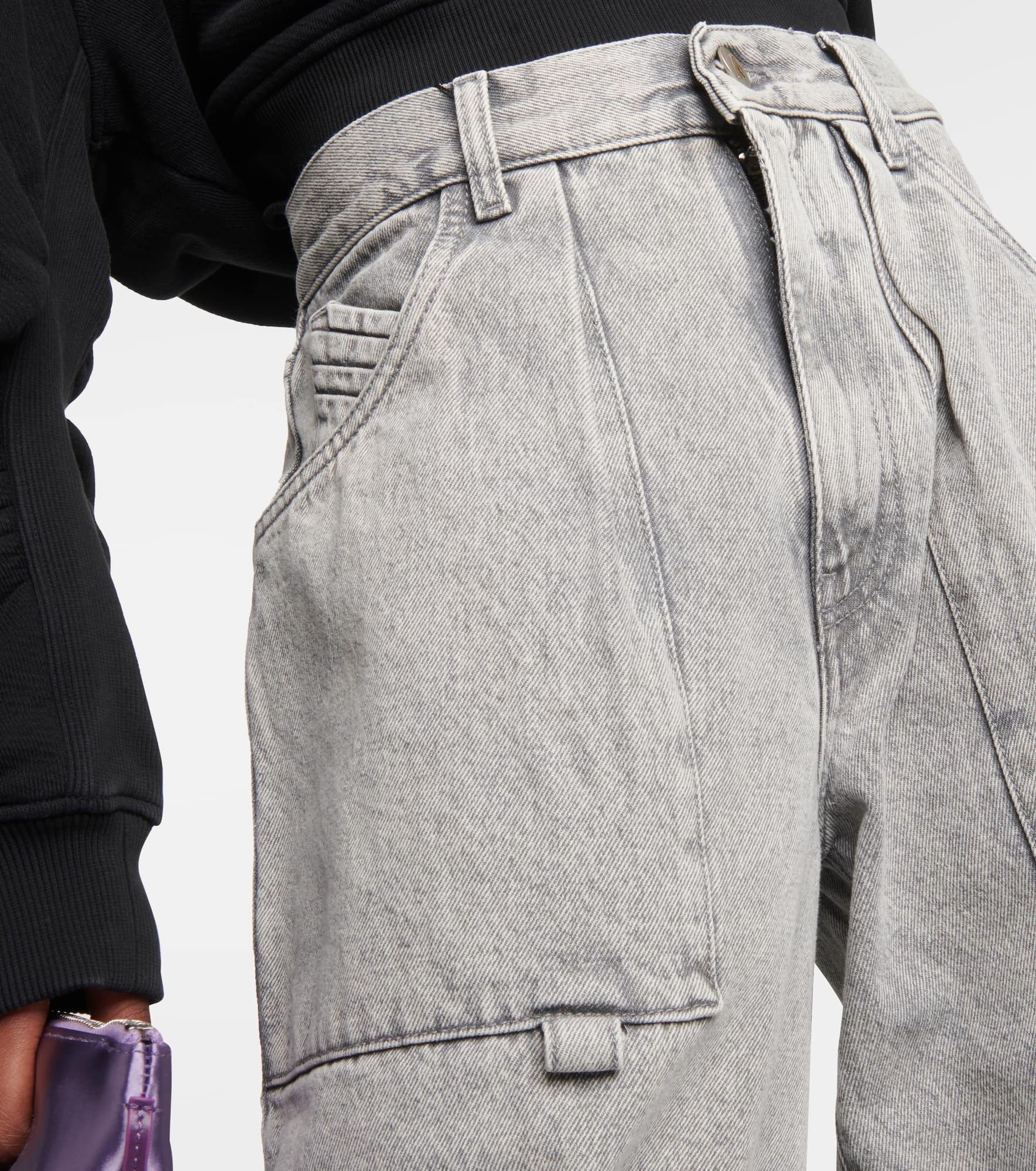 Effie mid-rise barrel-leg jeans - 4