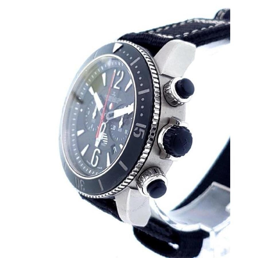 Pre-owned Jaeger LeCoultre Master Compressor Chronograph Black Dial Men's Watch Q178T471 - 3