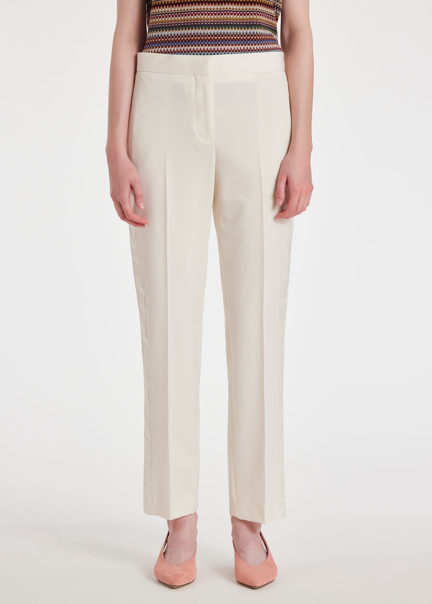 Women's Stretch-Wool Double-Breasted Tuxedo Suit - 8