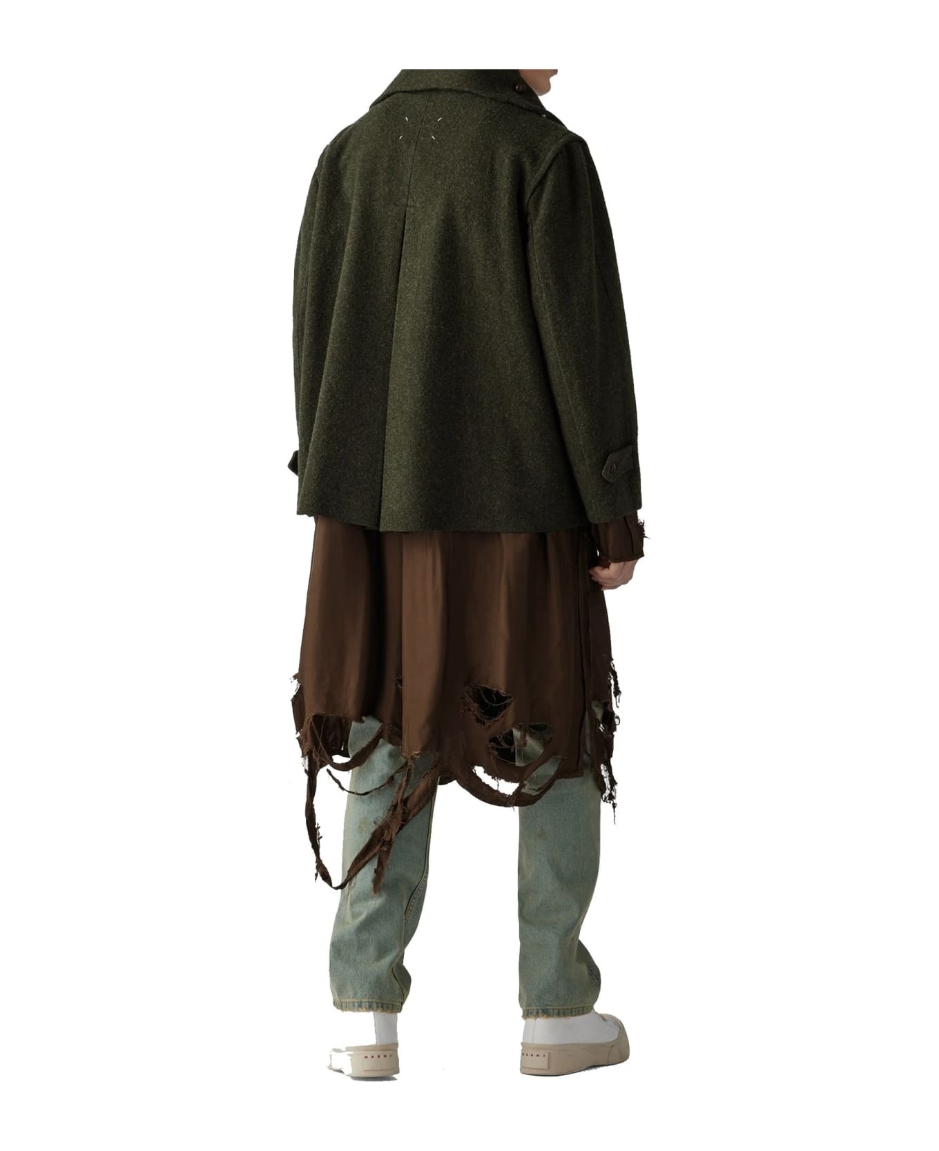 Destroyed-look Coat - 3