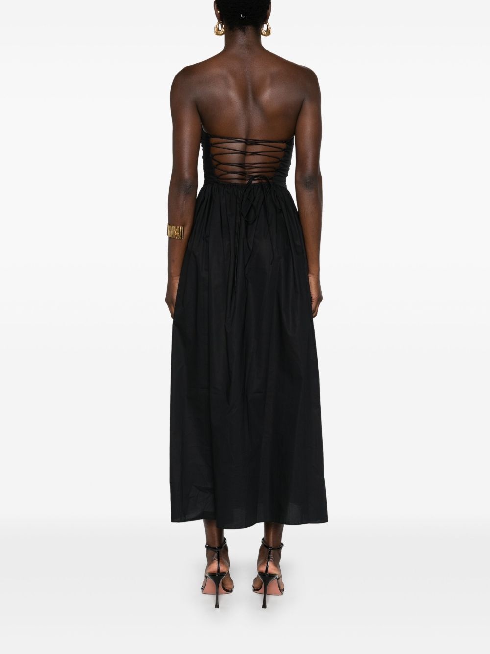Aline strapless midi dress - 4