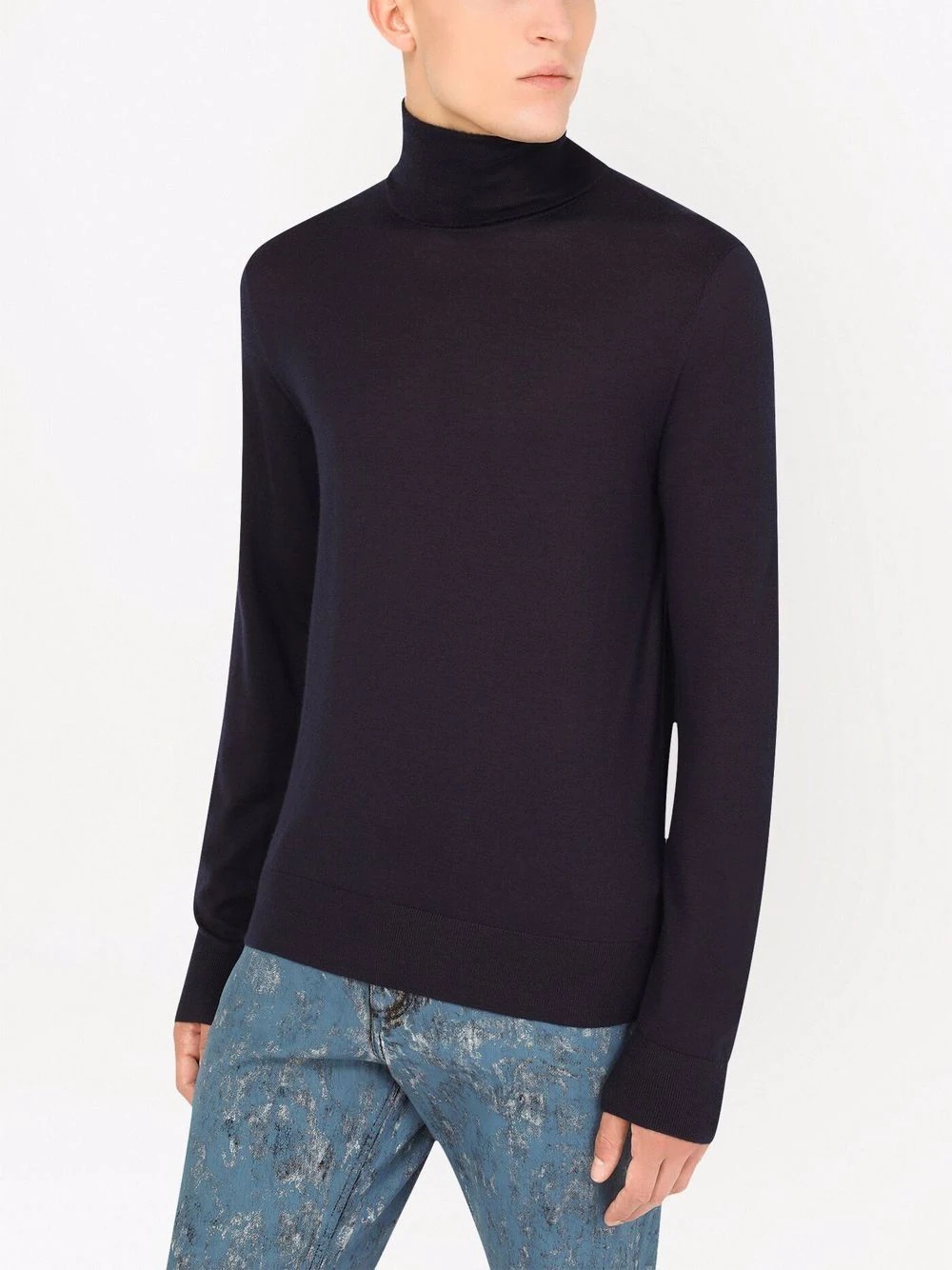 roll-neck cashmere jumper - 5