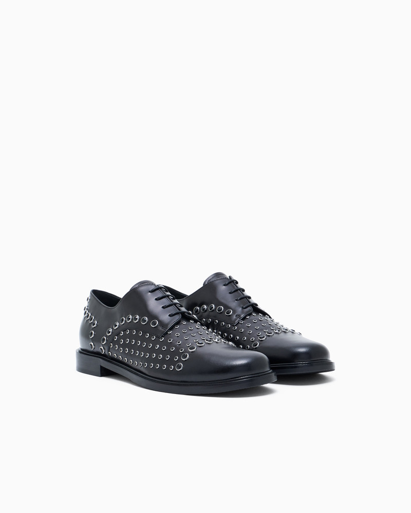 LEATHER BROGUES WITH STUDS 2