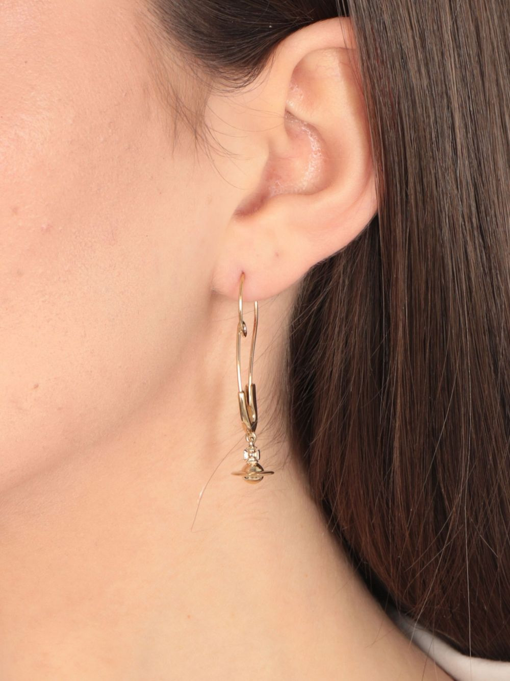 orb safety-pin earrings - 4