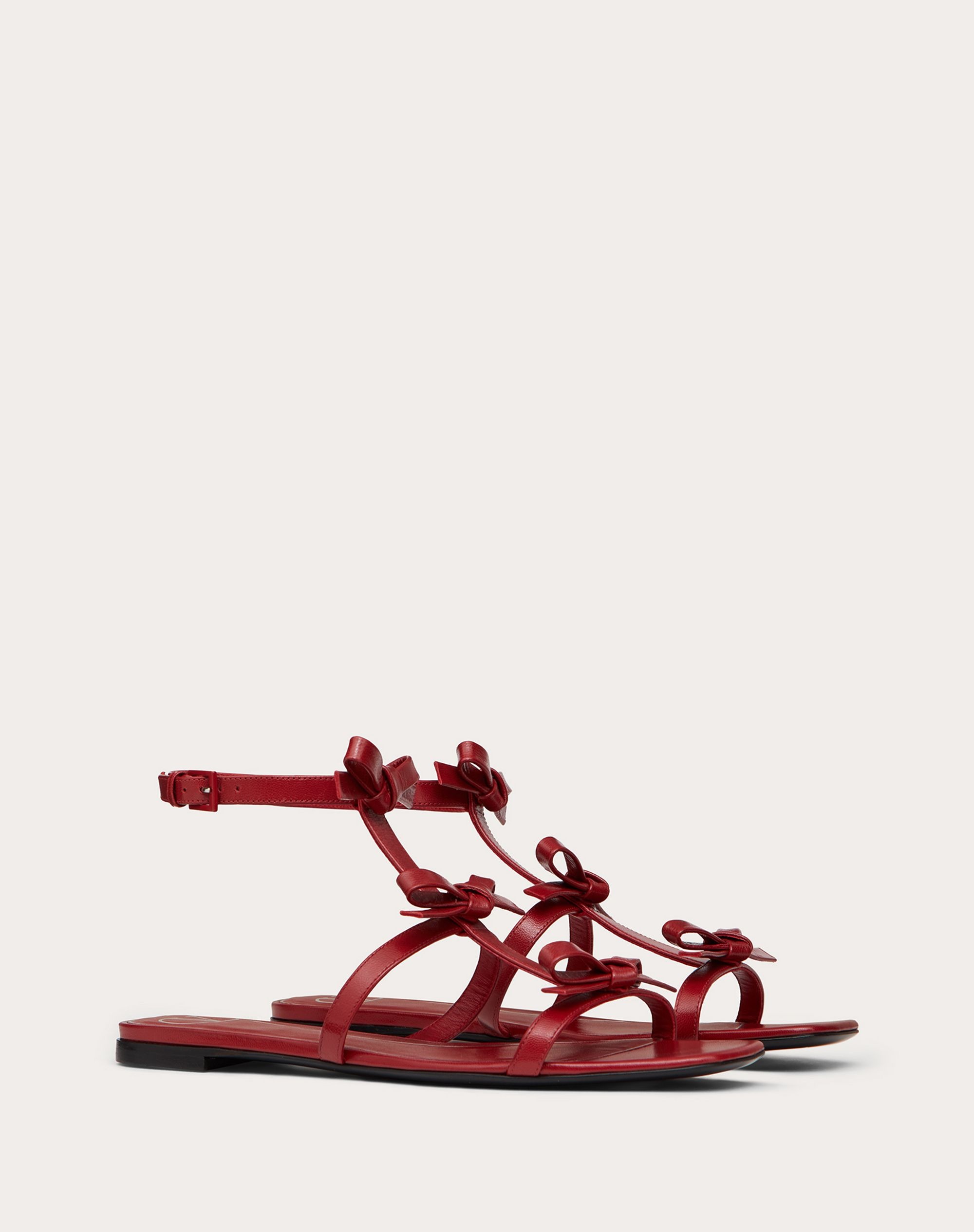 FRENCH BOWS KIDSKIN FLAT SANDAL - 2