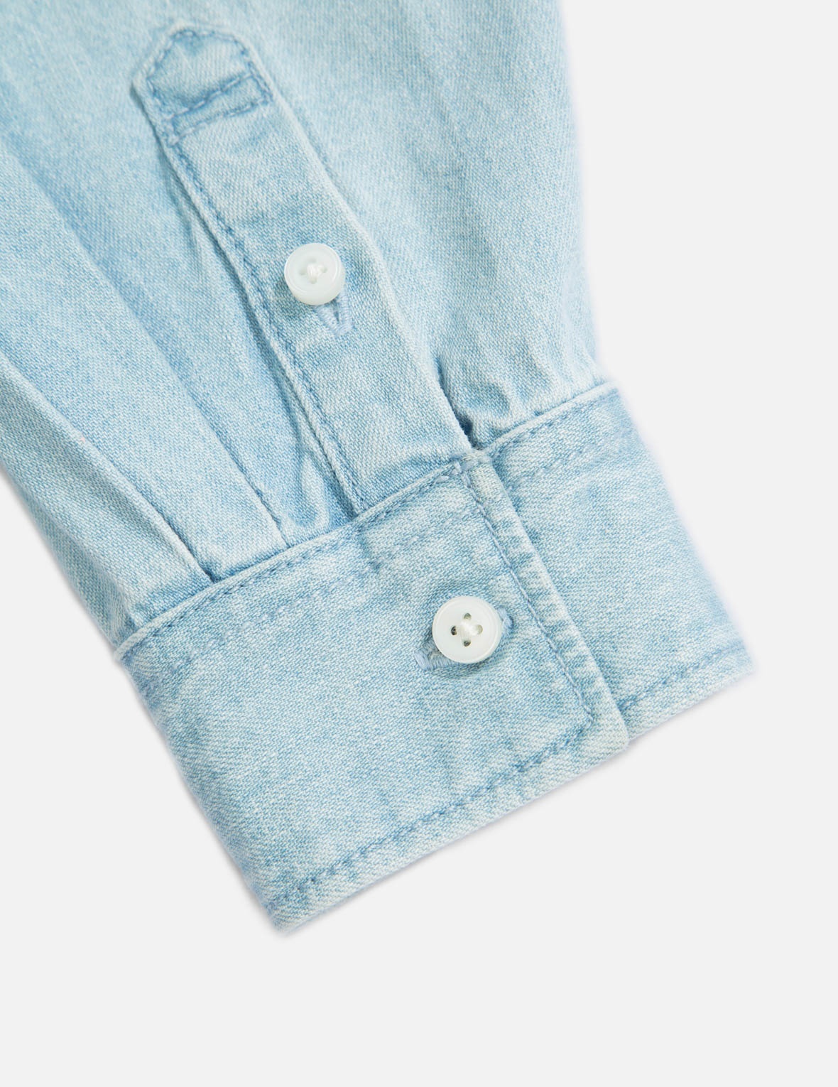 Logo Print Loose-fit Denim Blouse - 11