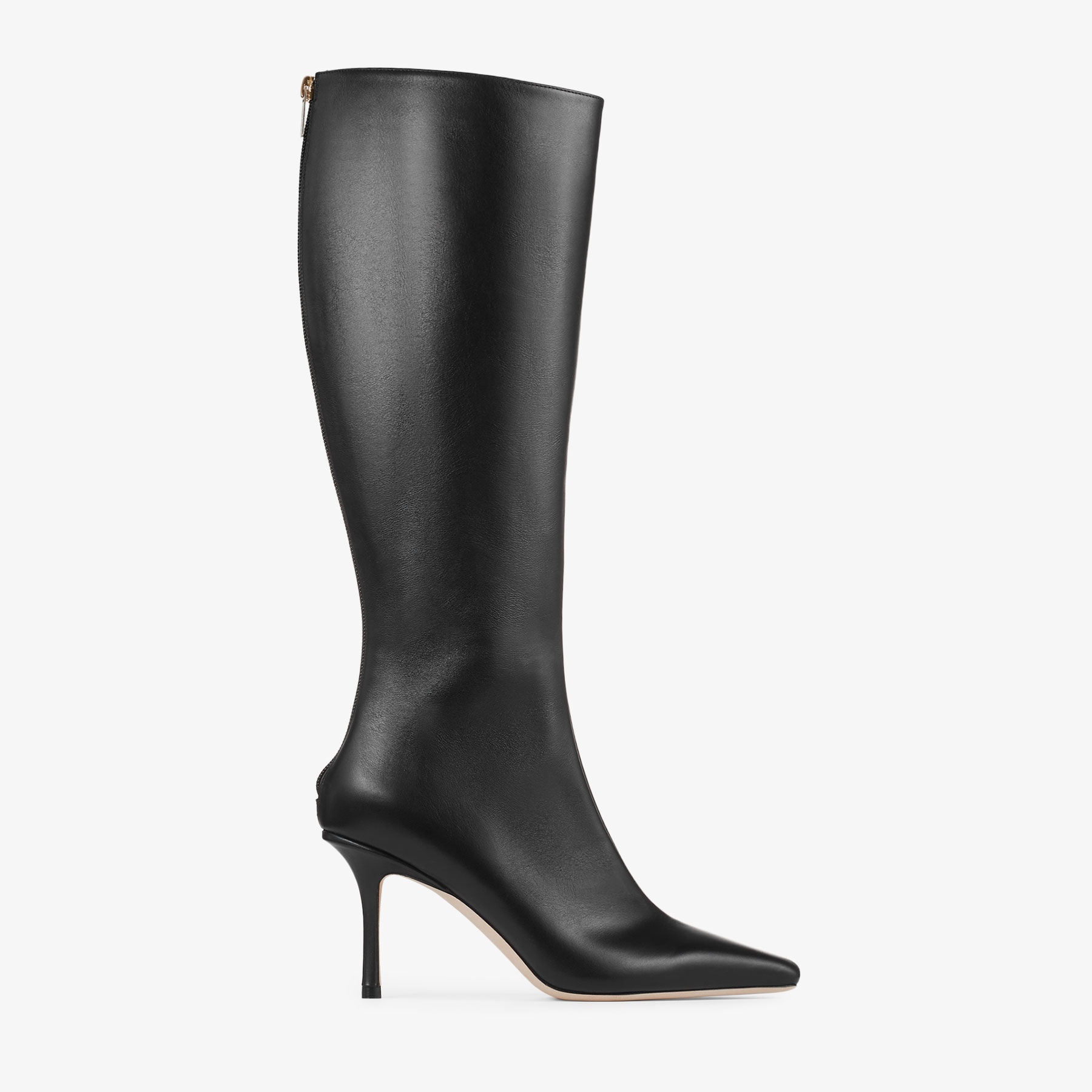 Agathe Knee Boot 85
Black Calf Leather Knee-High Boots - 1