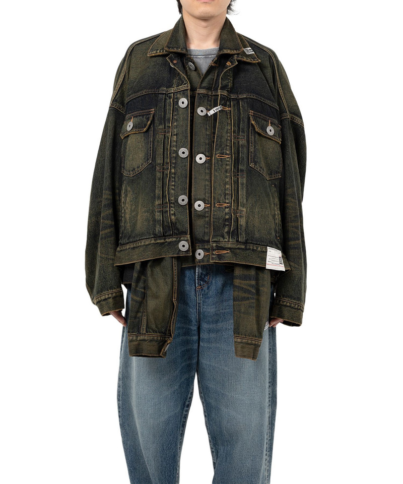 Front Layered Denim Jacket 12