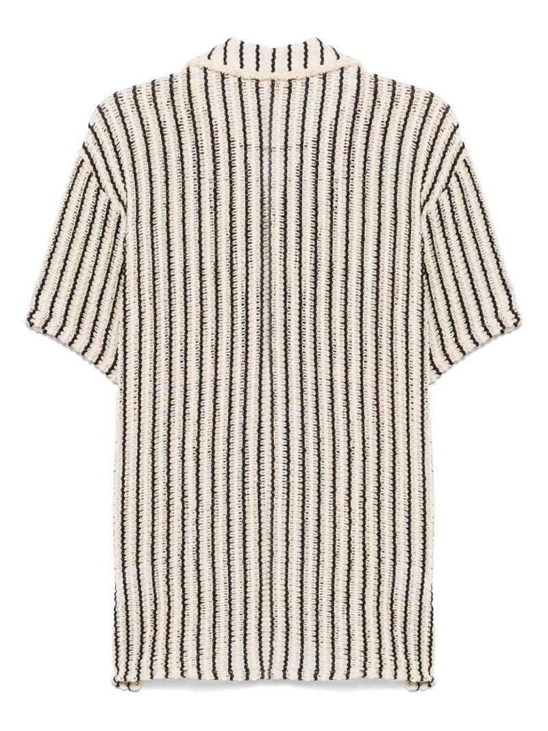 Andersson Bell striped knitted shirt outlook