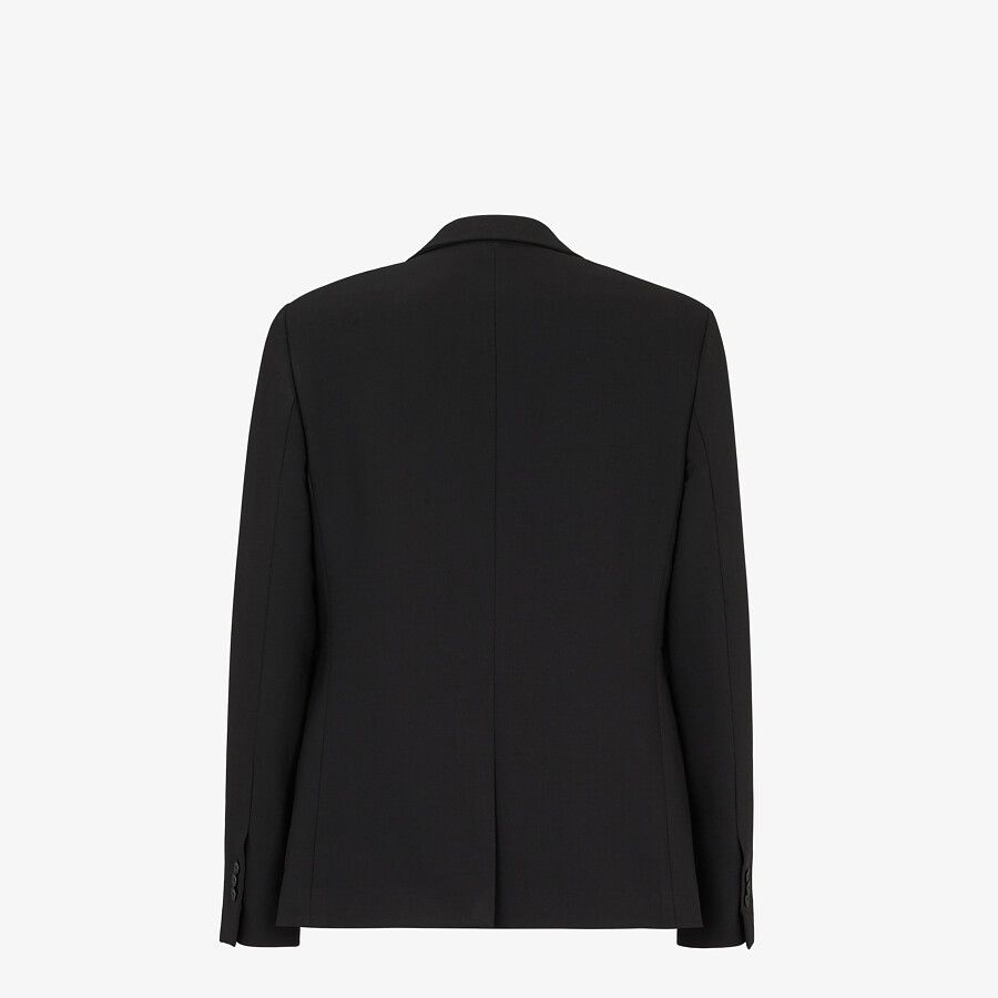 Black wool blazer - 2