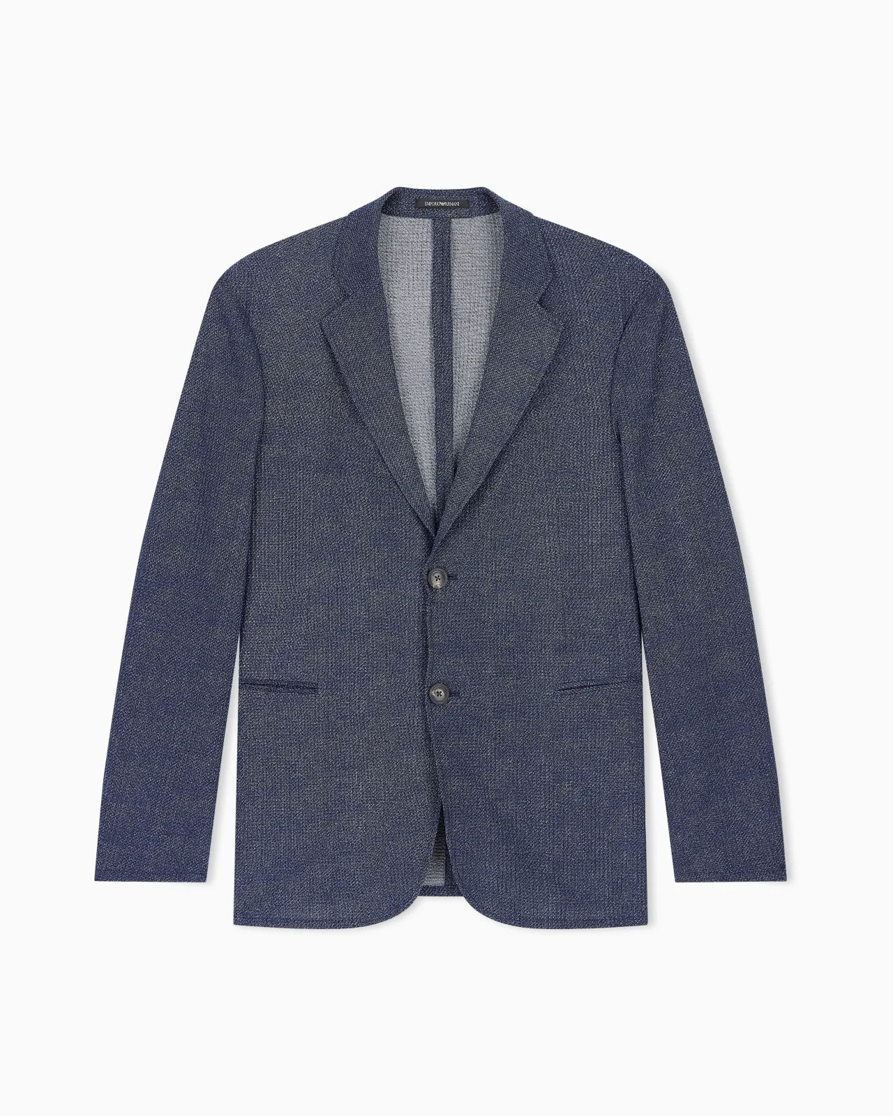 UNLINED BLAZER IN PRINTED SEERSUCKER - 1