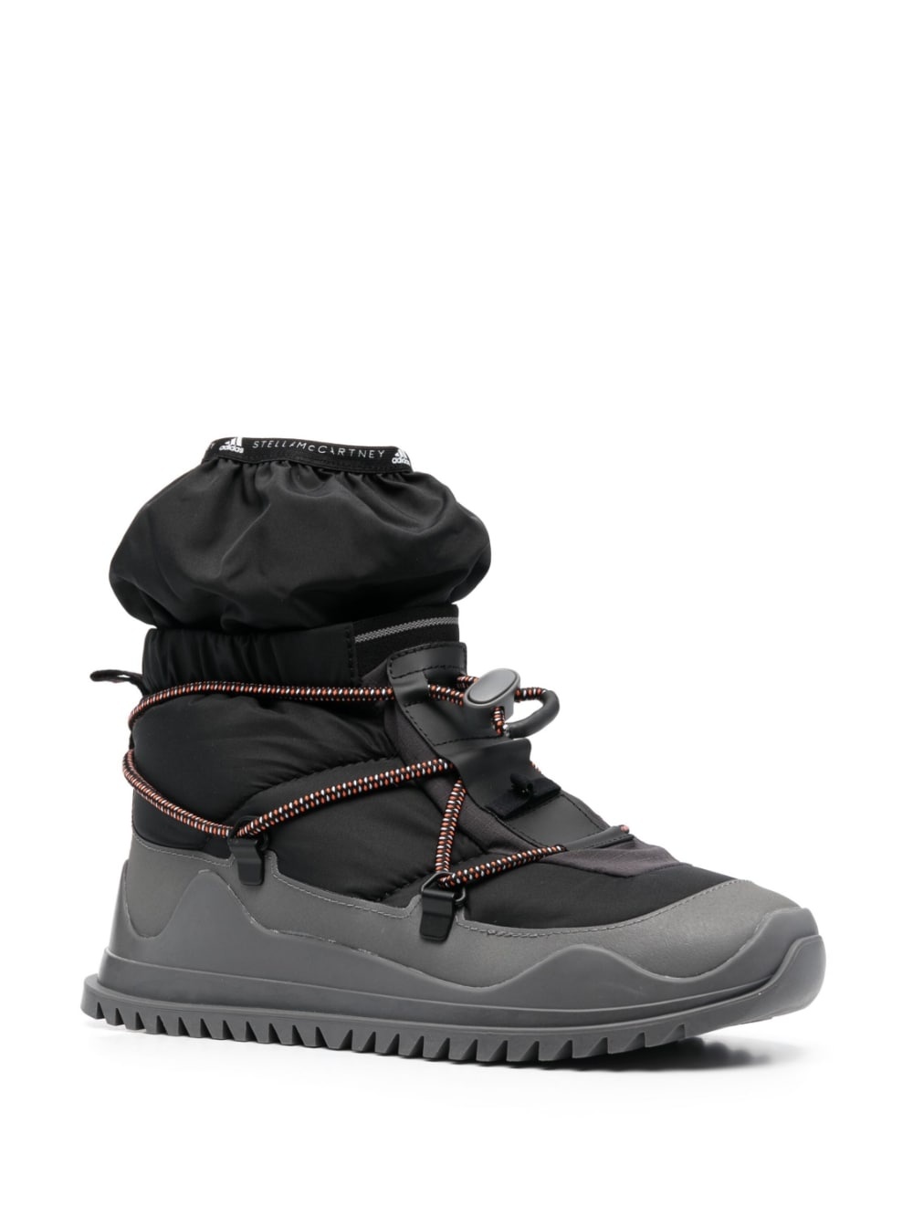 logo-print drawstring boots - 2