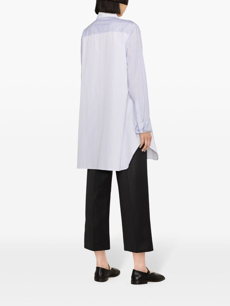 halo-stripe cotton shirt 4