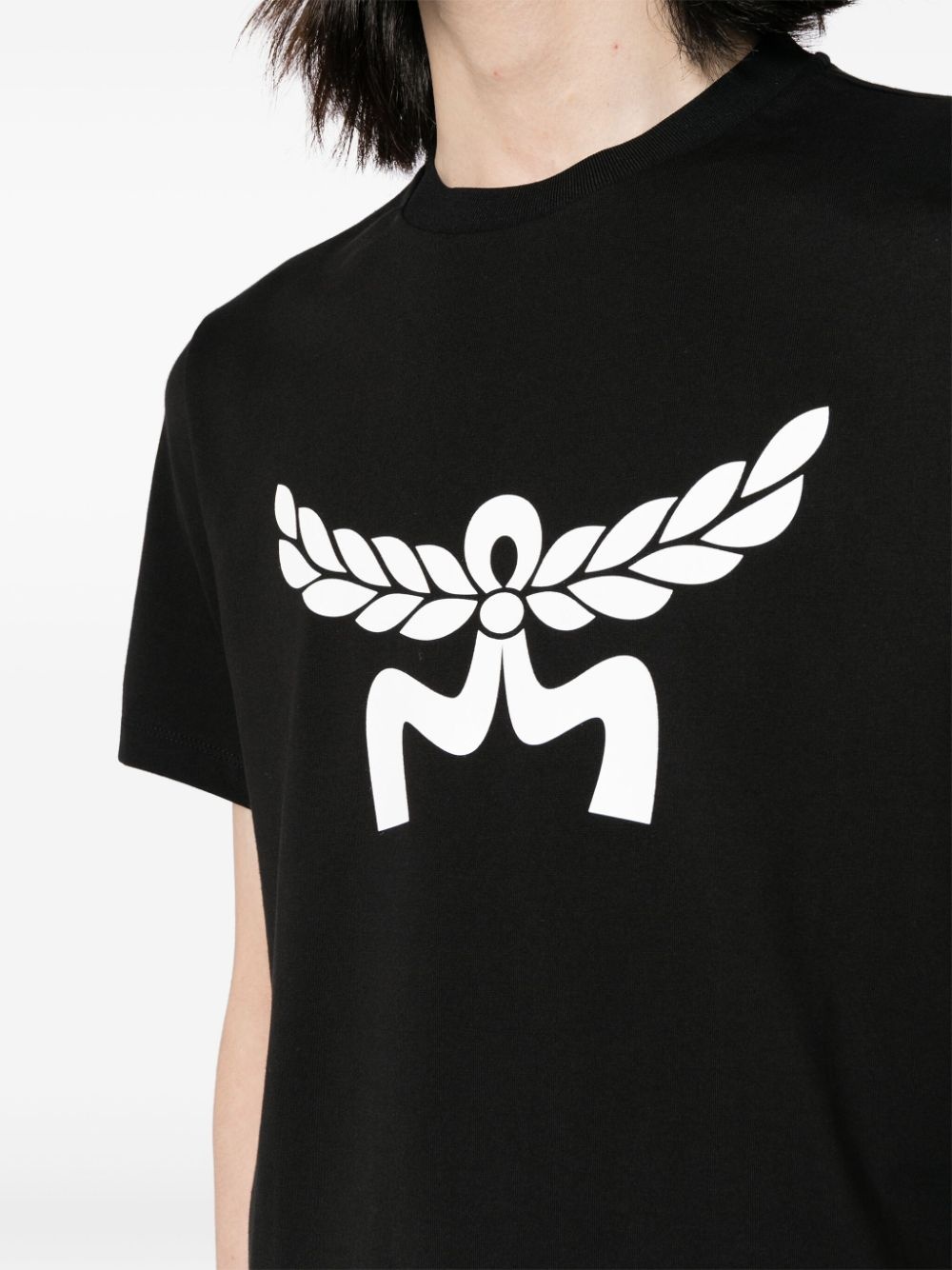 Laurel logo-print cotton T-shirt - 6