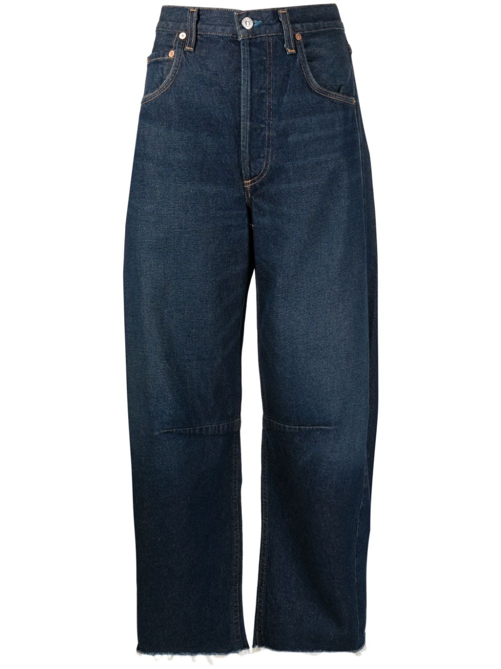 Horseshoe high-rise wide-leg jeans - 1