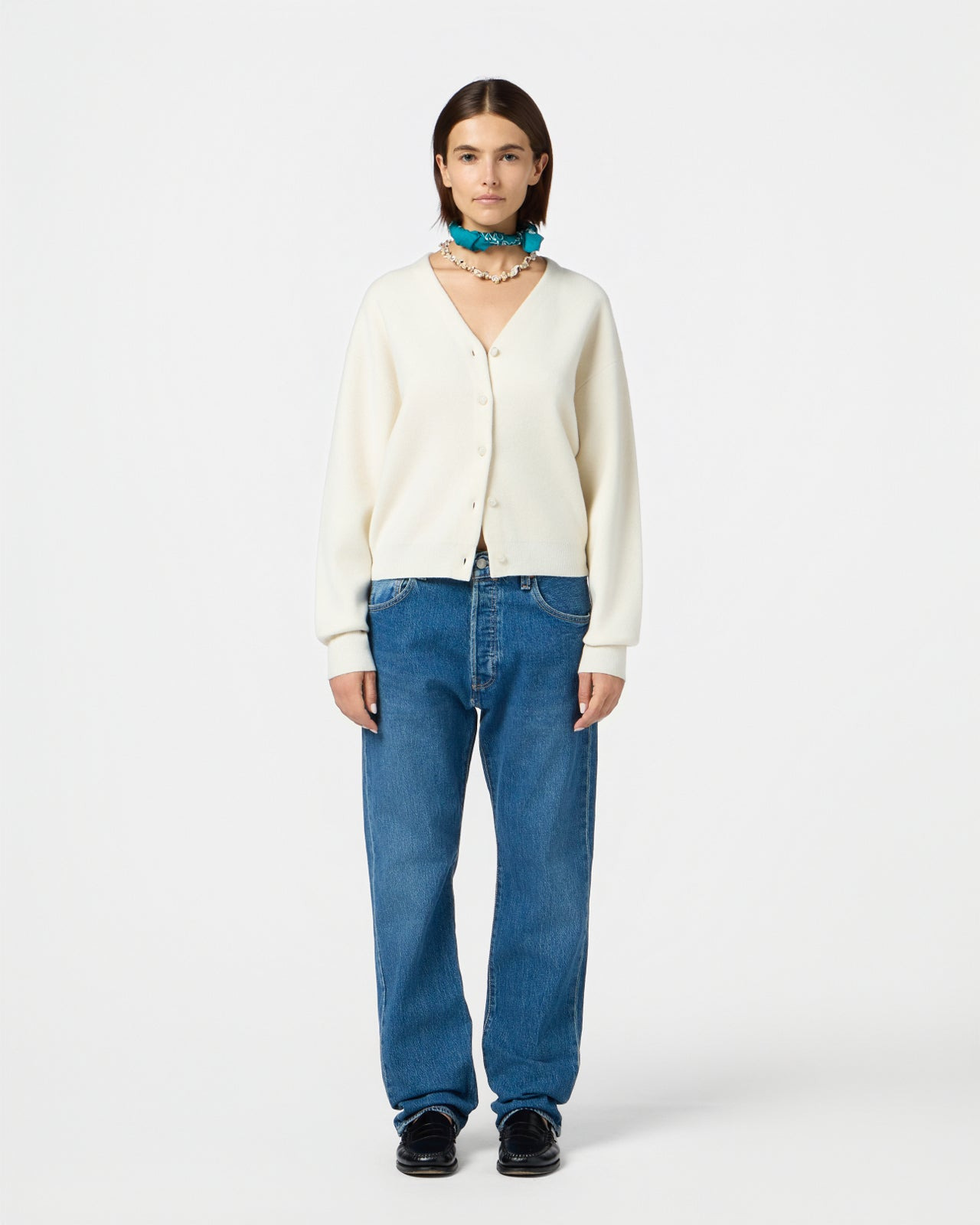Collegiate Cardigan In Cashmere - 2