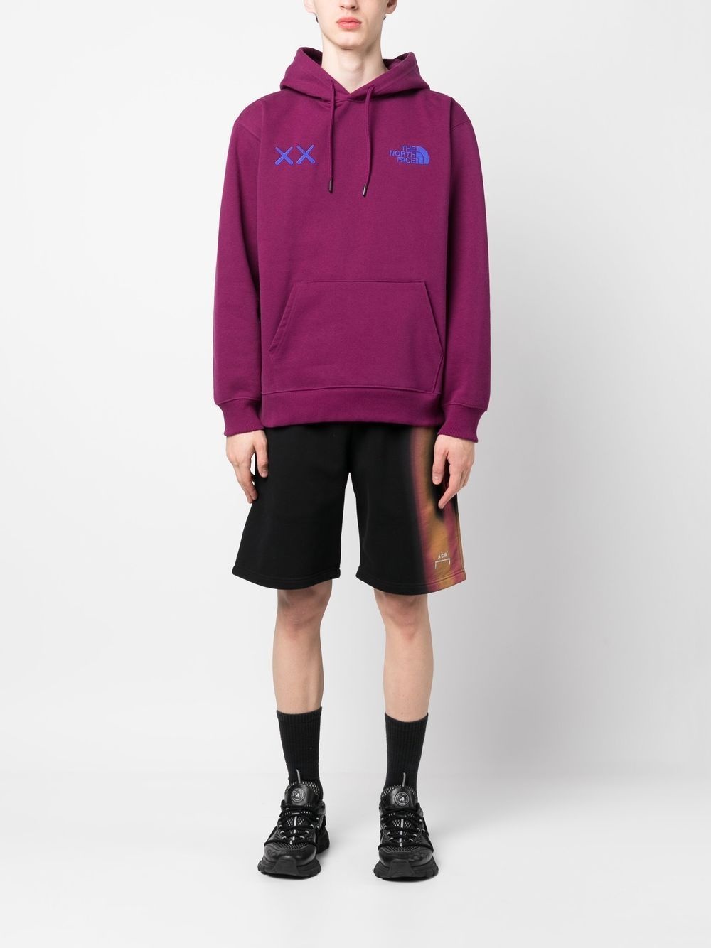 mid-rise track shorts - 2