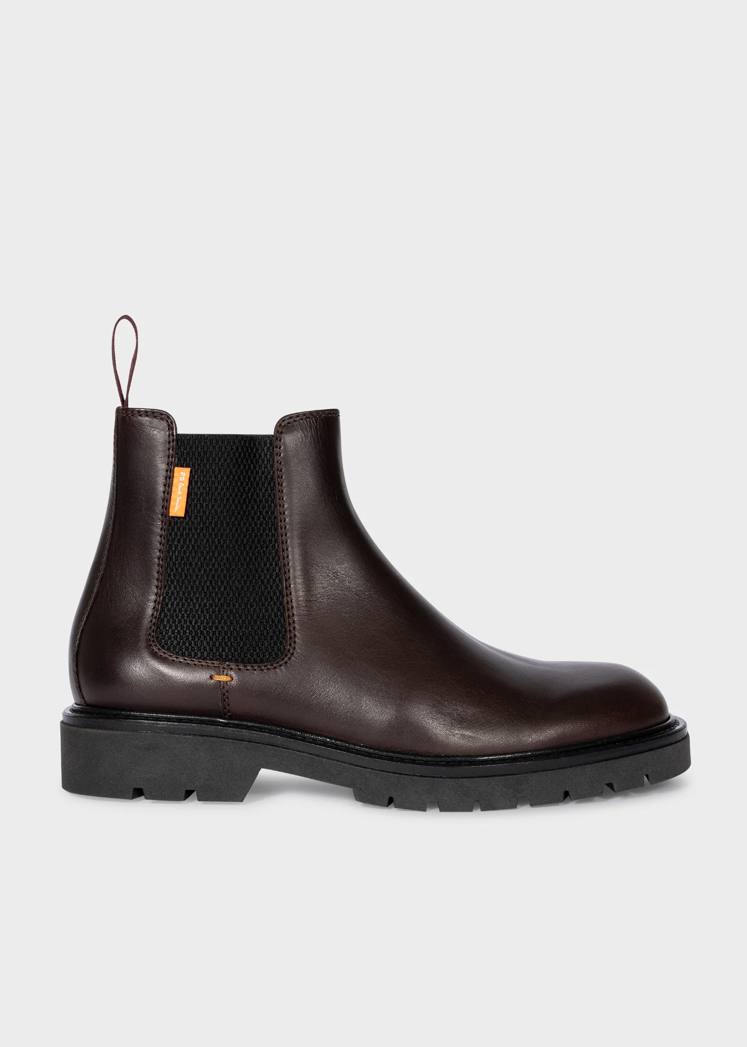 Dark Brown Leather 'Xenon' Boots - 1