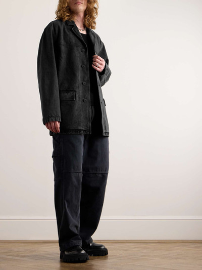 Givenchy Camp-Collar Denim Jacket outlook