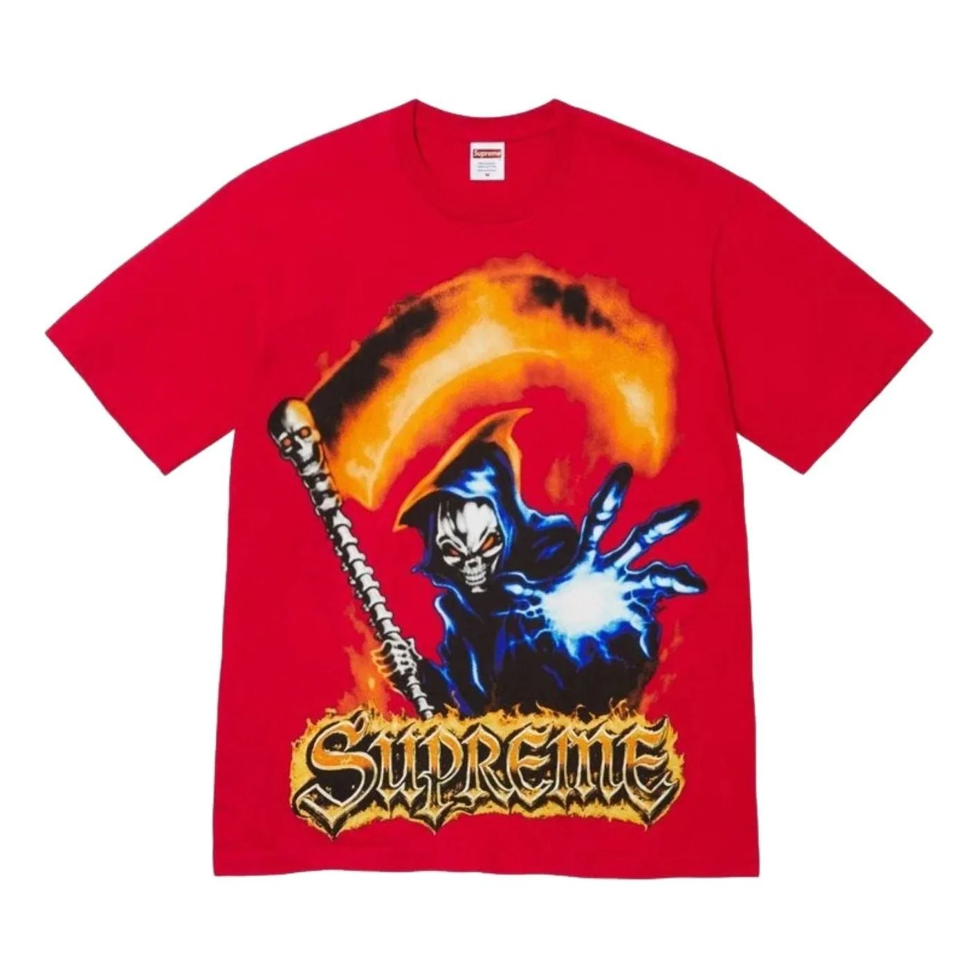 Supreme SS26 Grim Reaper T-Shirt 'Red' SUP-SS26-159-RED - 1