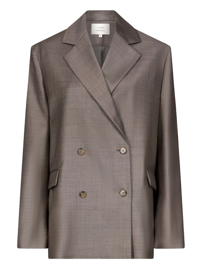 Donau Lds double-breasted flap blazer 1
