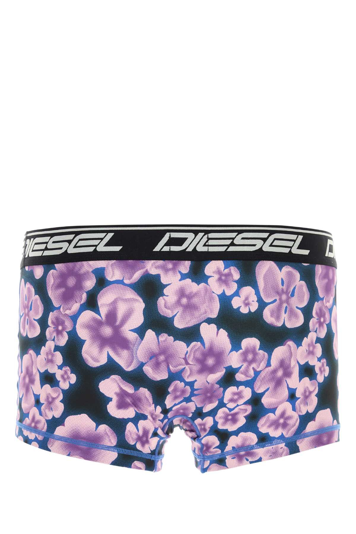 Diesel Men Printed Stretch Polyester Boxer - 2