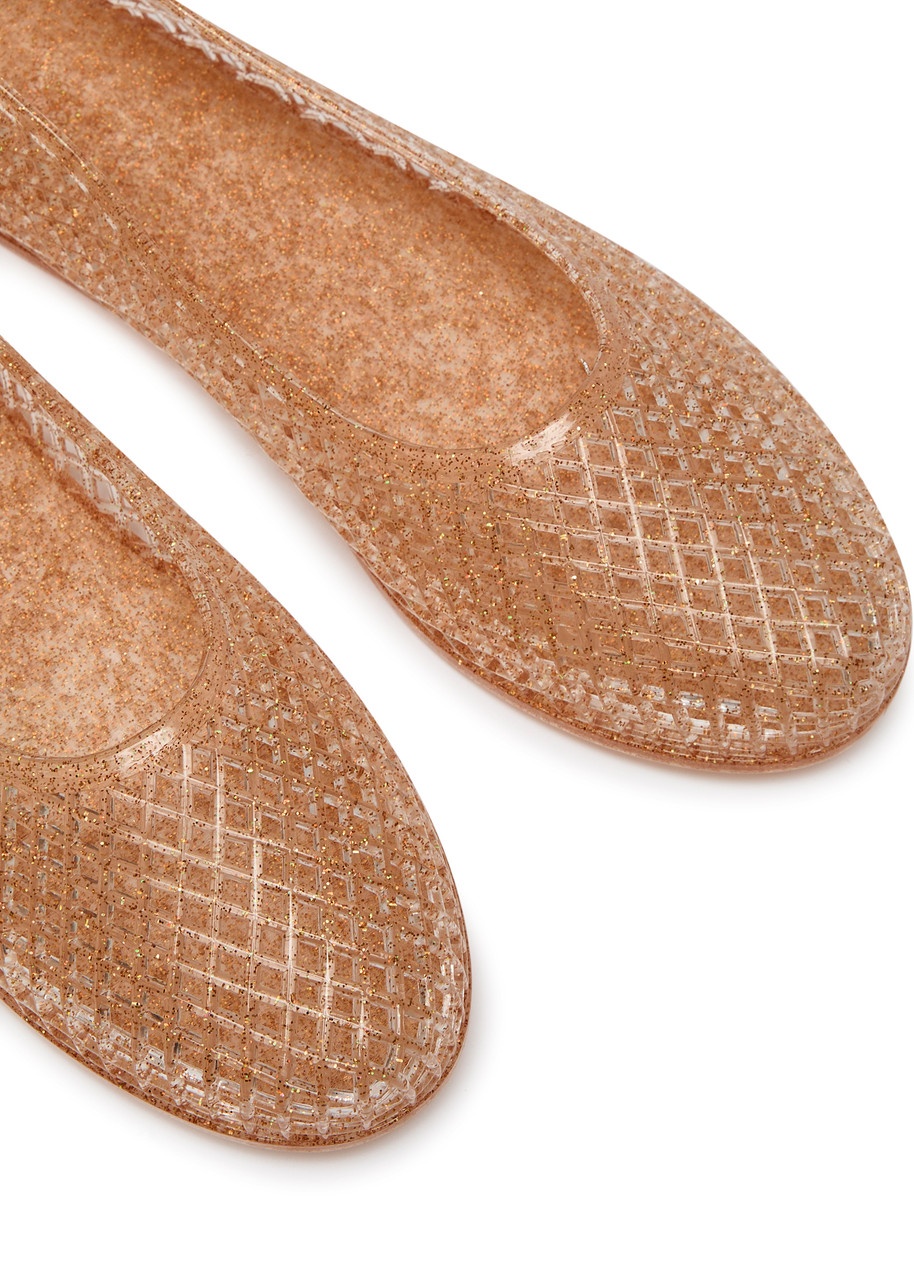 Ancient Greek Sandals Iro Glitter Rubber Ballet Flats - 3