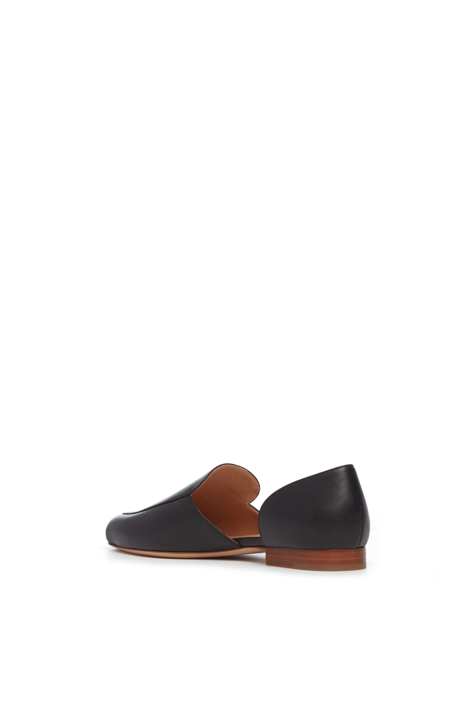 Jax Flat in Black Leather - 3