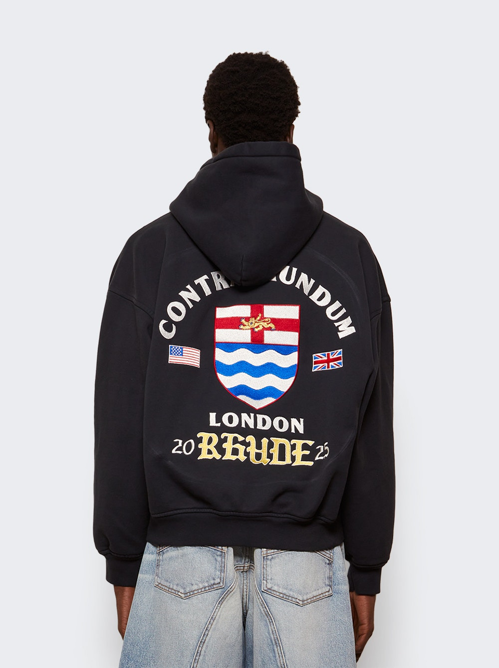London Hound Hoodie Vintage Black - 4