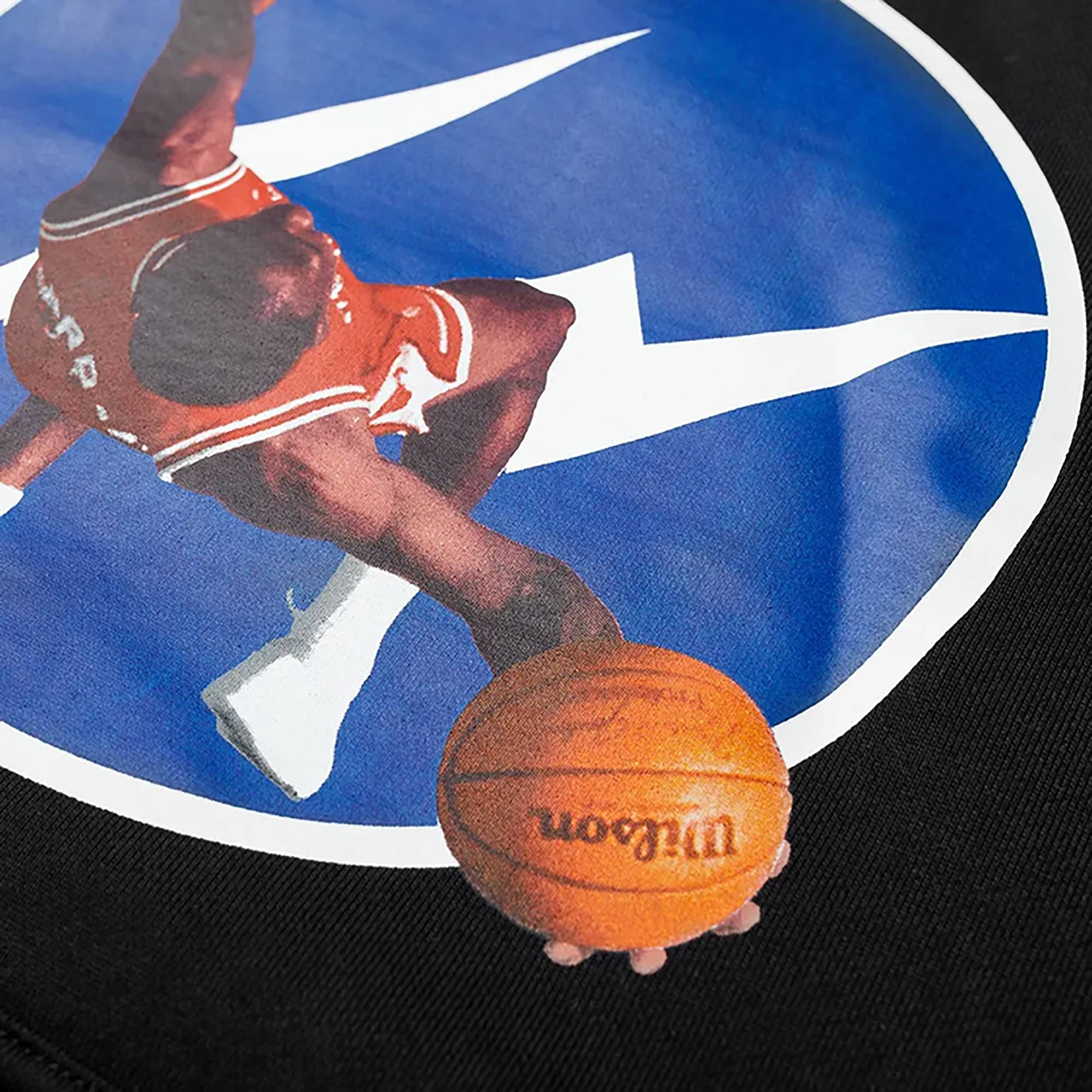 Air Jordan x Fragment Image Pullover Hoodie 'Black/Reflective Silver' - 2