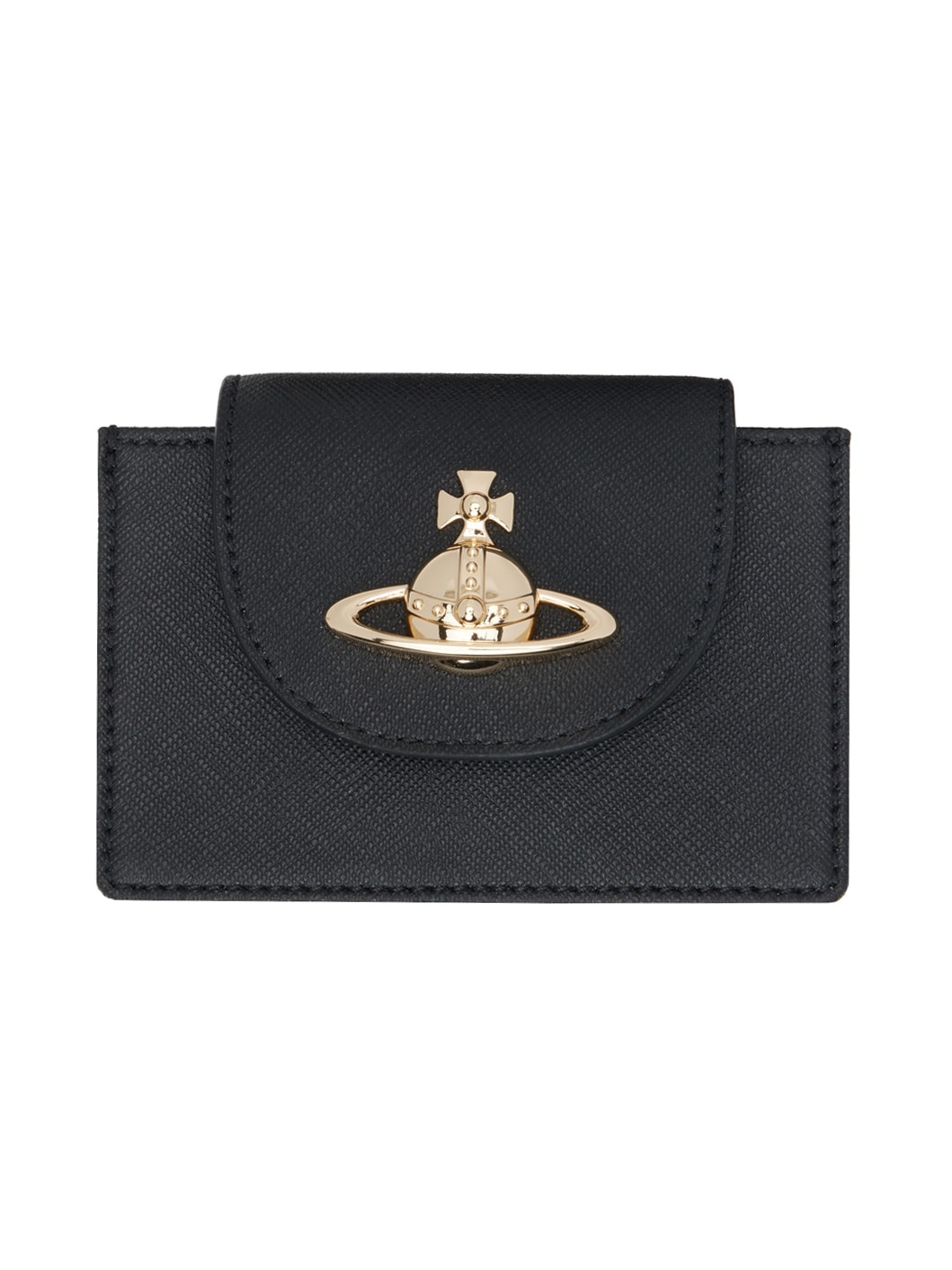 Black Flap Card Holder - 1